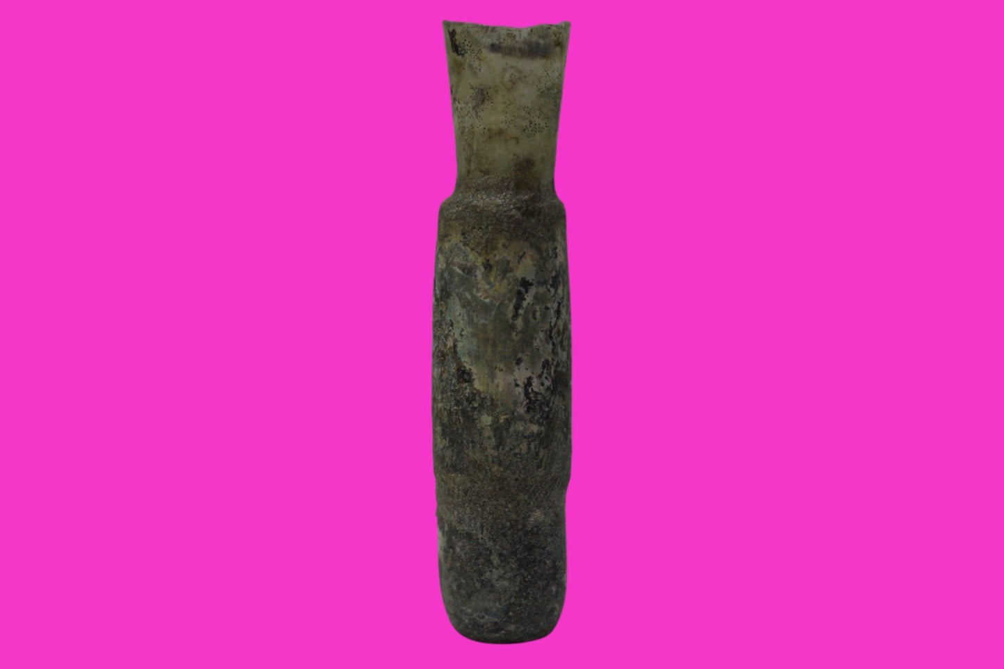 Authentic Persian Artifact Glass Bottle 900-1000 AD Silk Road Hoard COA J31