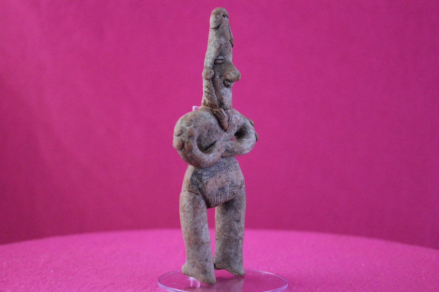 Authentic Pre Columbian Artifact Female Shaman Tomb Figure Colima Mexico COA 199