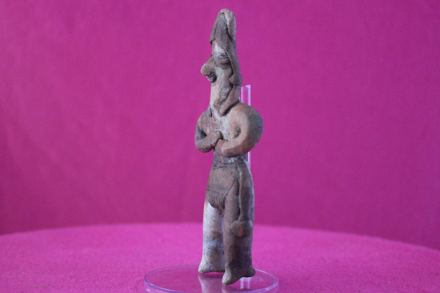 Authentic Pre Columbian Artifact Pretty Lady Tomb Figure Colima Mexico COA 195