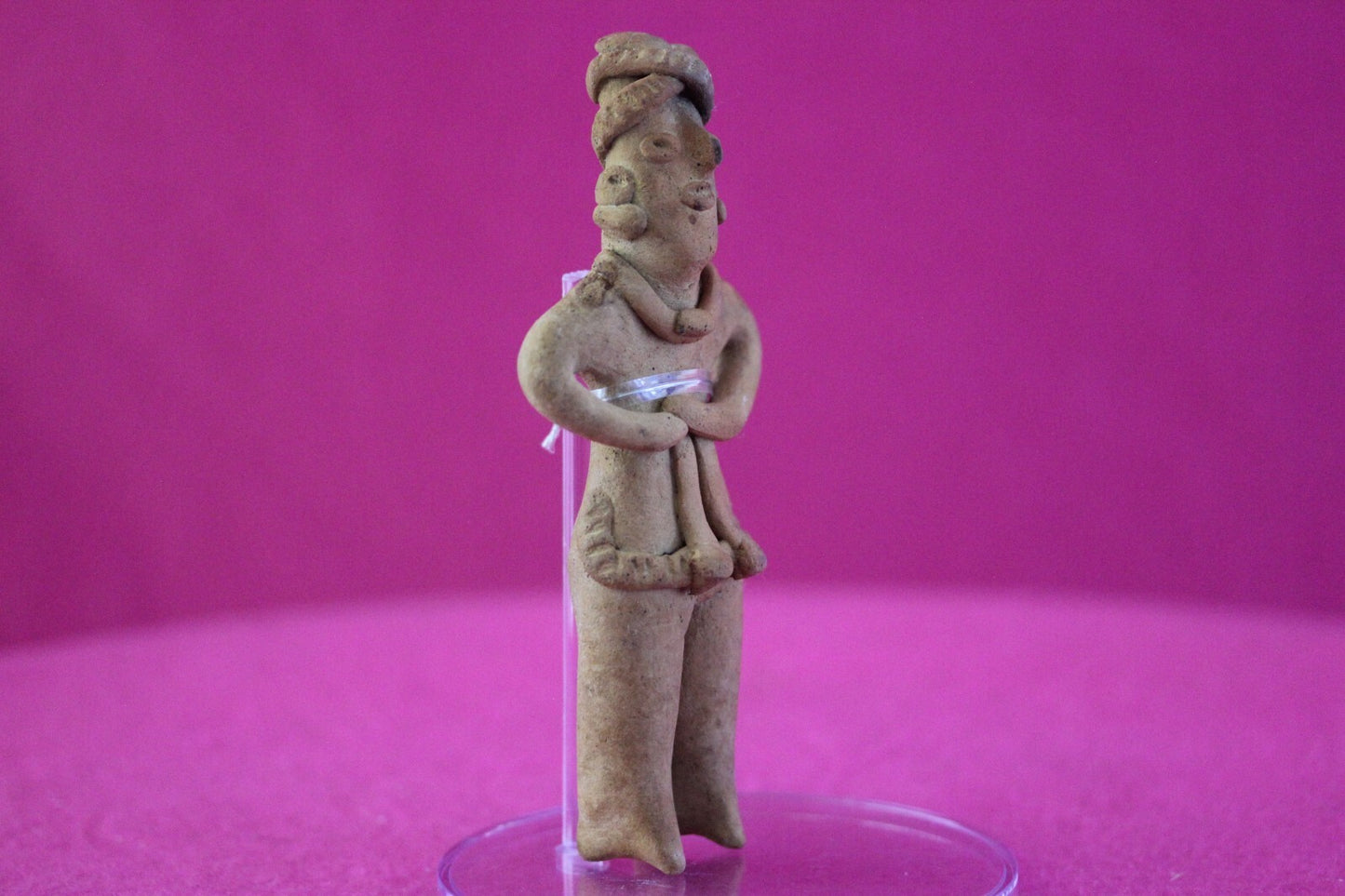 Authentic Pre Columbian Artifact Tomb Figure Colima Mexico 100 BC-250 AD COA 162