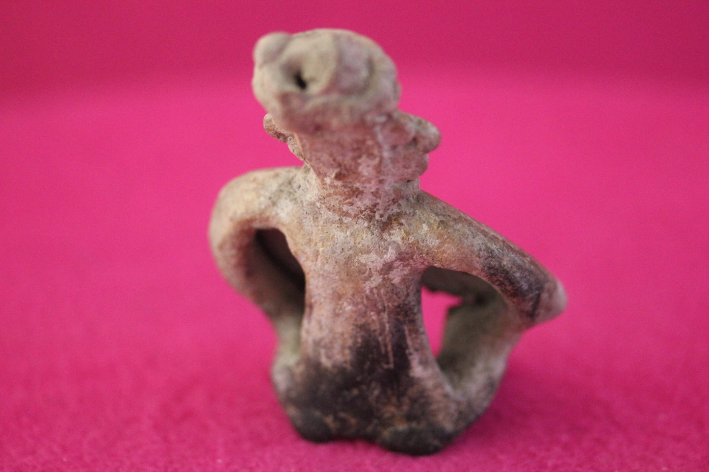 Authentic Pre Columbian Artifact Rare Skirted Tomb Figure Colima Mexico COA 183