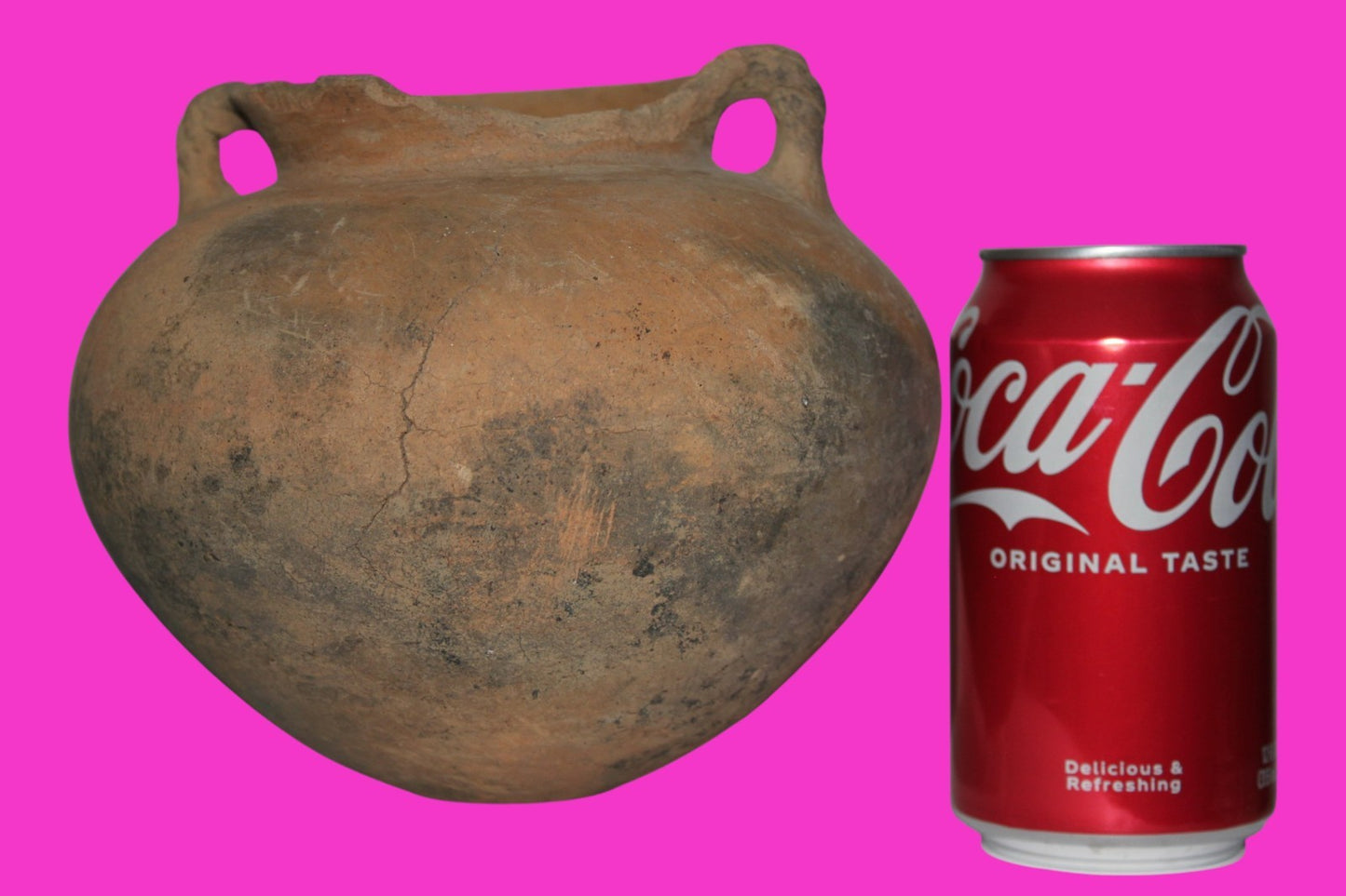Authentic Pre Columbian Artifact Large Olla Nicoya Costa Rica 800-1400AD COA J70