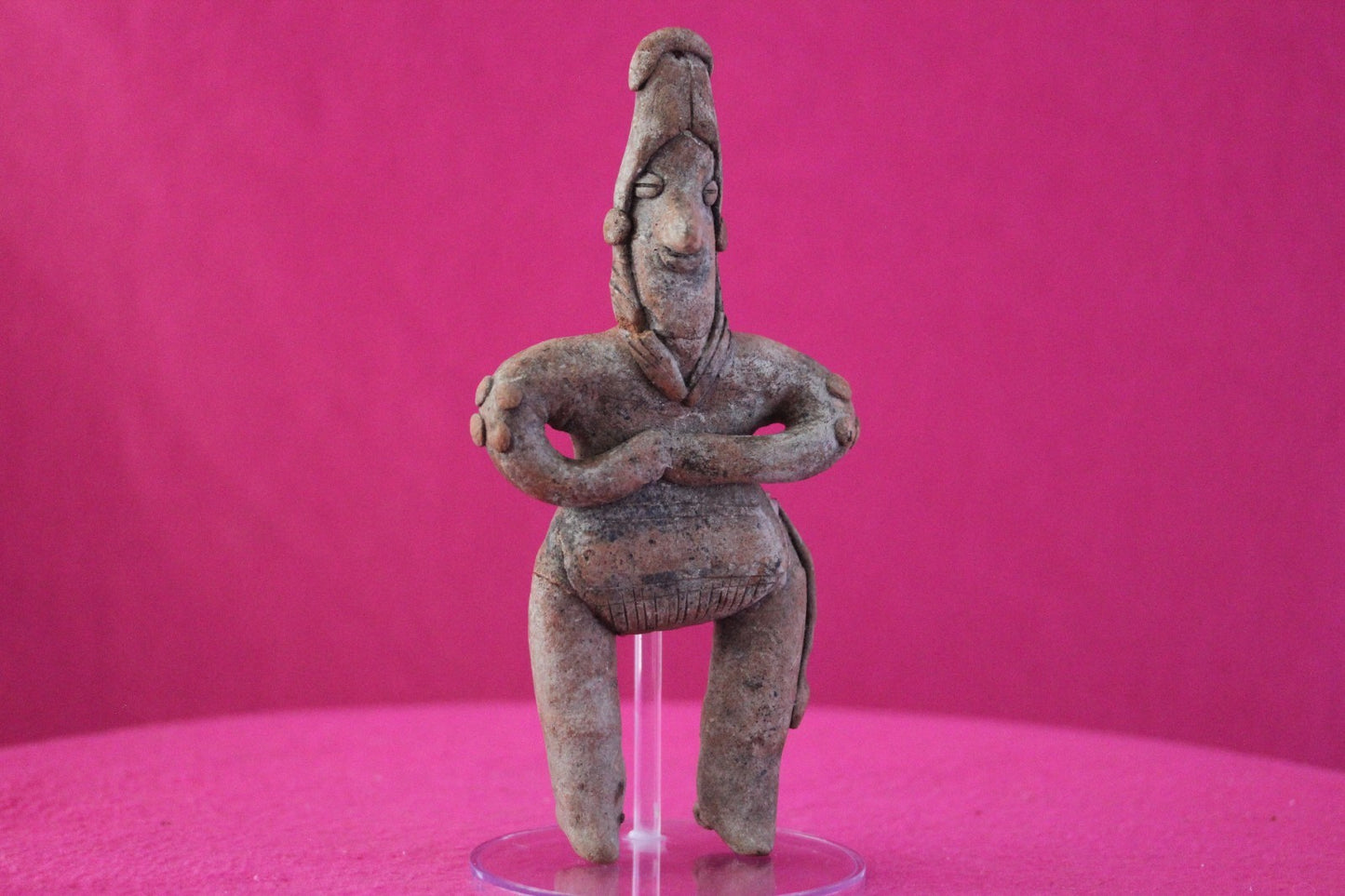 Authentic Pre Columbian Artifact Female Shaman Tomb Figure Colima Mexico COA 199