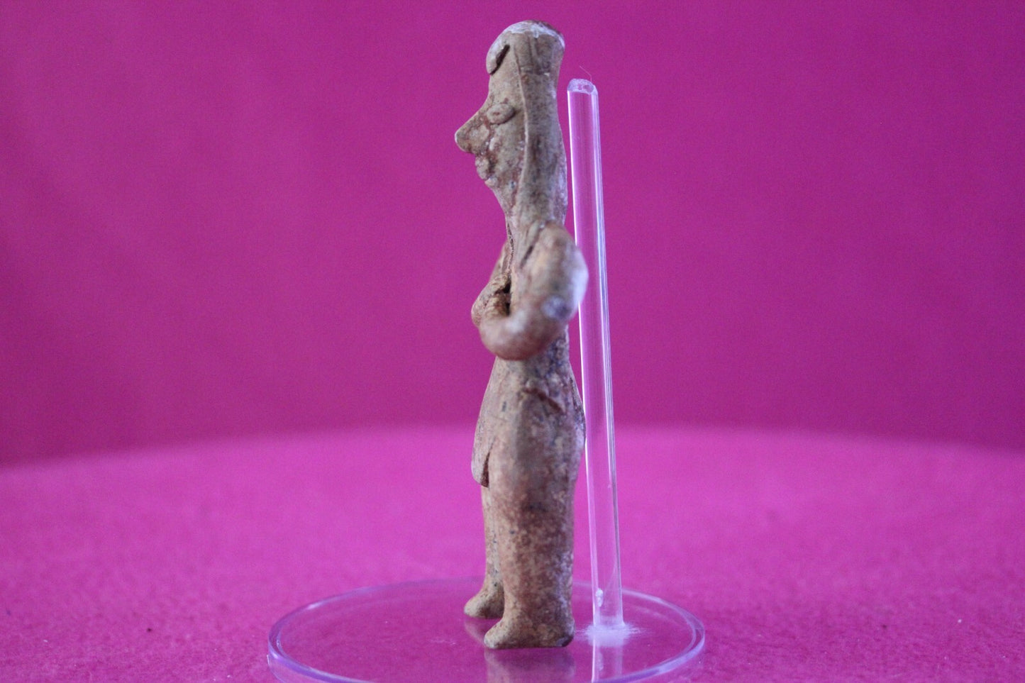 Authentic Pre Columbian Artifact Pretty Lady Tomb Figure Colima Mexico COA 176