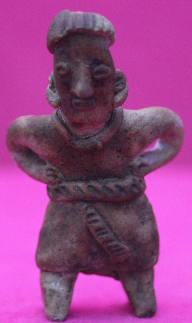 Authentic Pre Columbian Artifact Rare Grandma Tomb Figure Colima Mexico COA 154