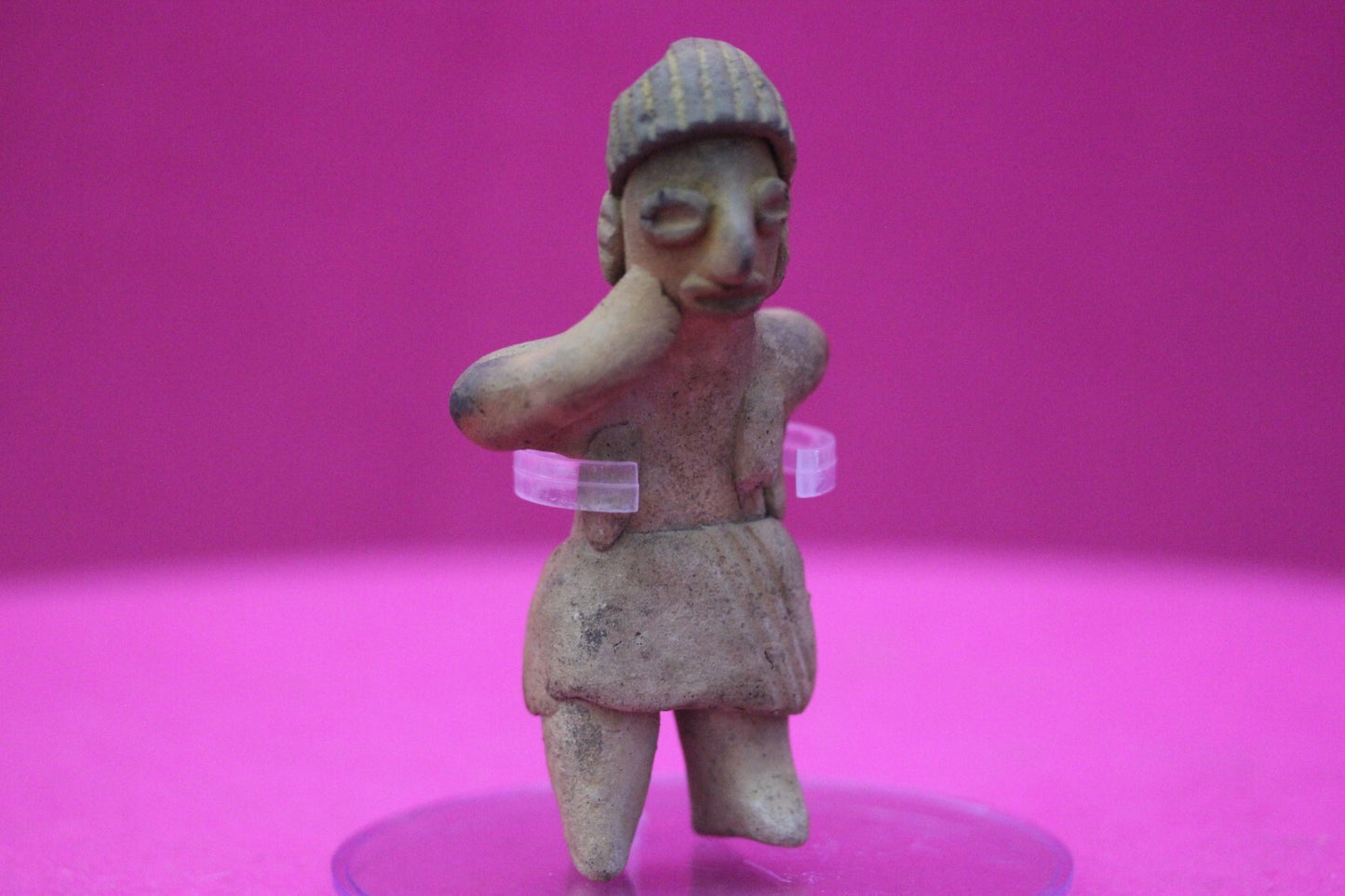 Authentic Pre Columbian Artifact Rare Grandma Tomb Figure Colima Mexico COA 148