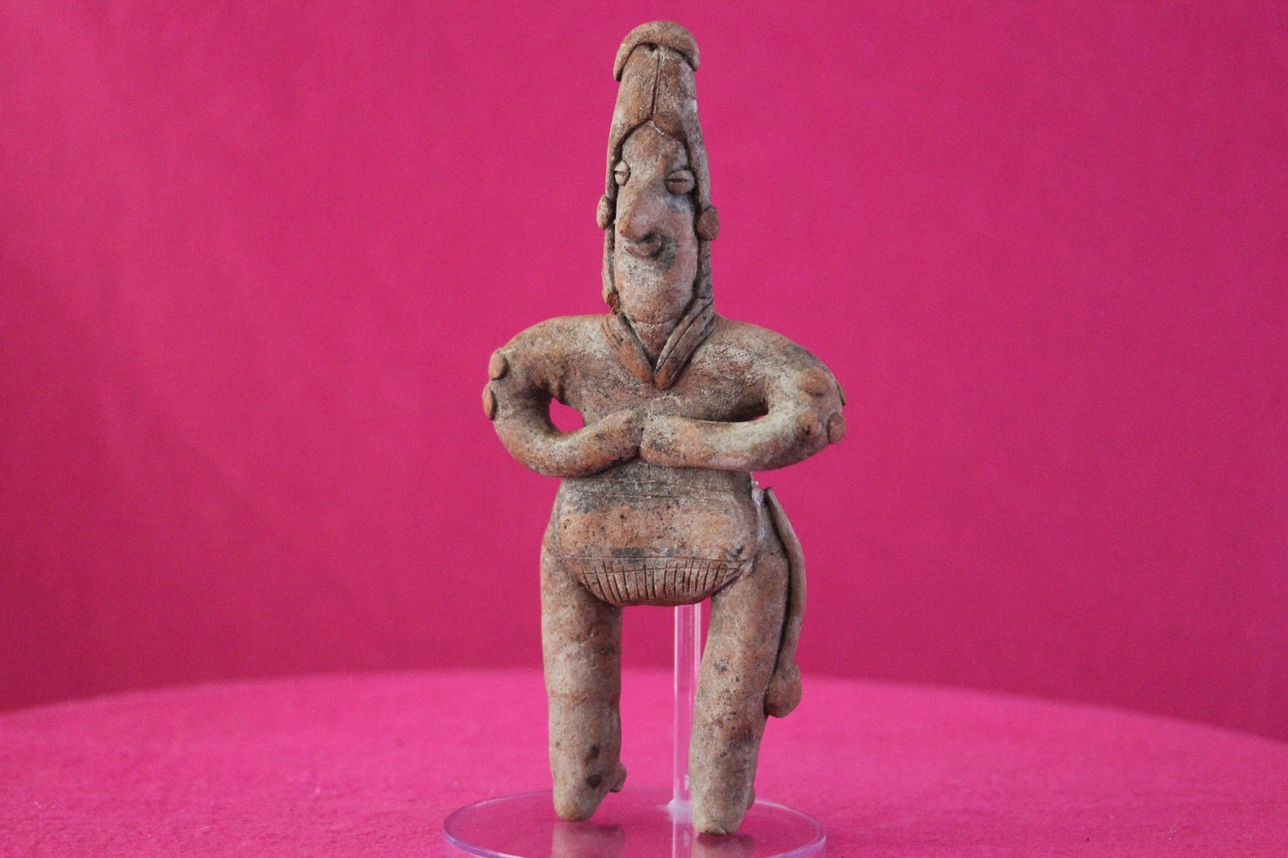 Authentic Pre Columbian Artifact Female Shaman Tomb Figure Colima Mexico COA 199