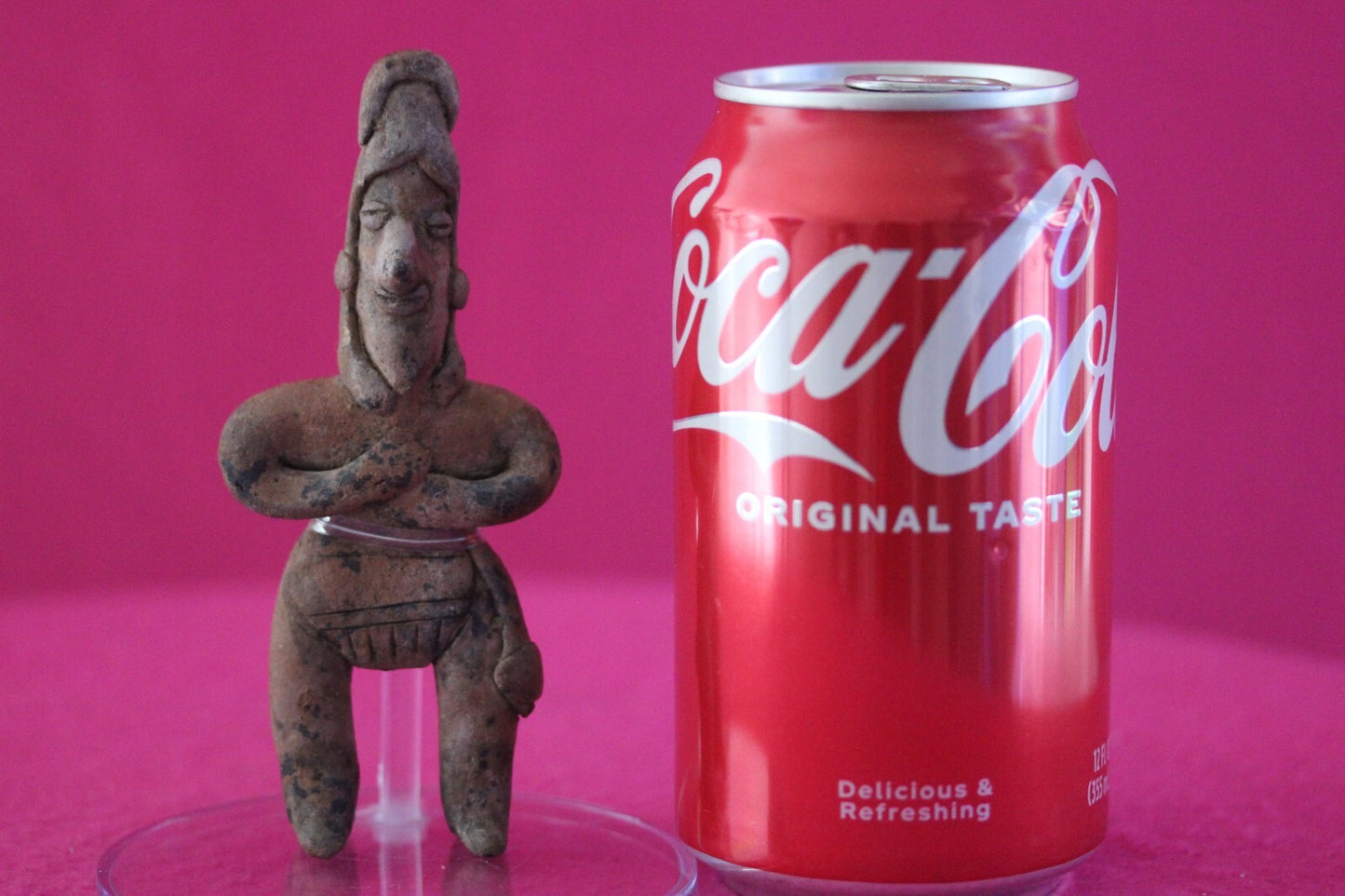 Authentic Pre Columbian Artifact Tomb Figure Colima Mexico 100 BC-250 AD COA 173