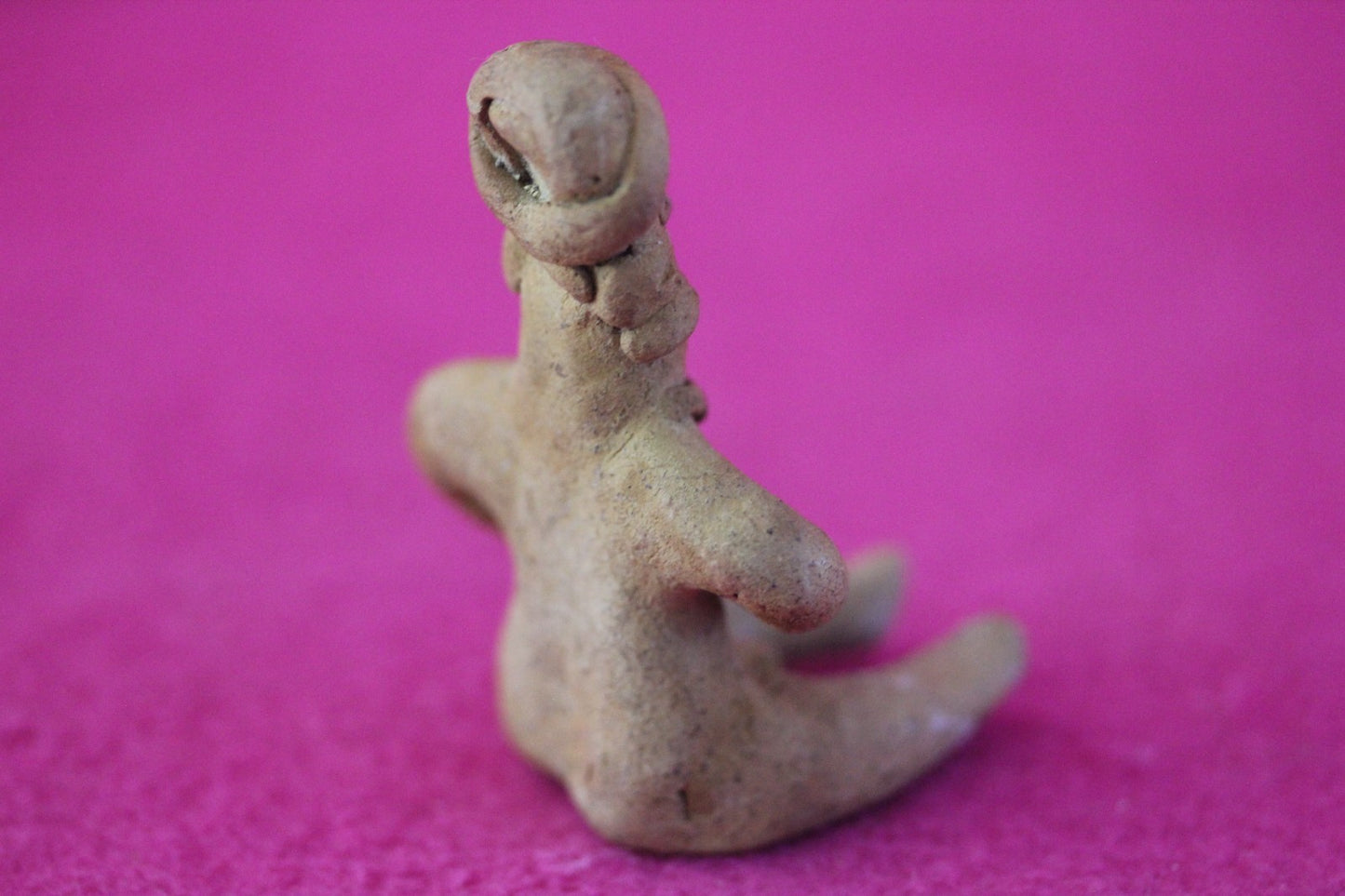 Authentic Pre Columbian Artifact Rare Seated Tomb Figure Colima Mexico COA 189