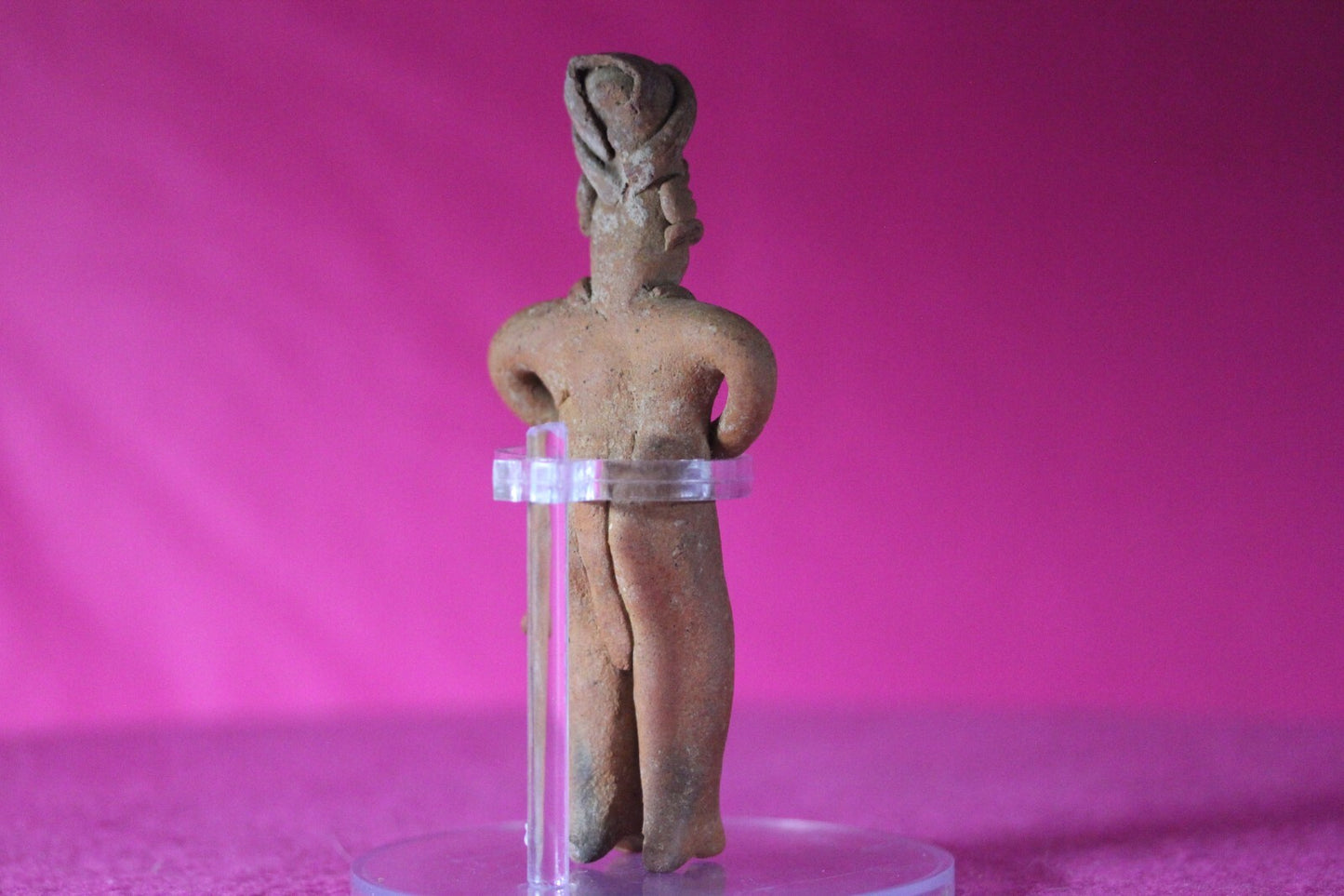 Authentic Pre Columbian Artifact Tomb Figure Colima Mexico 100 BC-250 AD COA 132