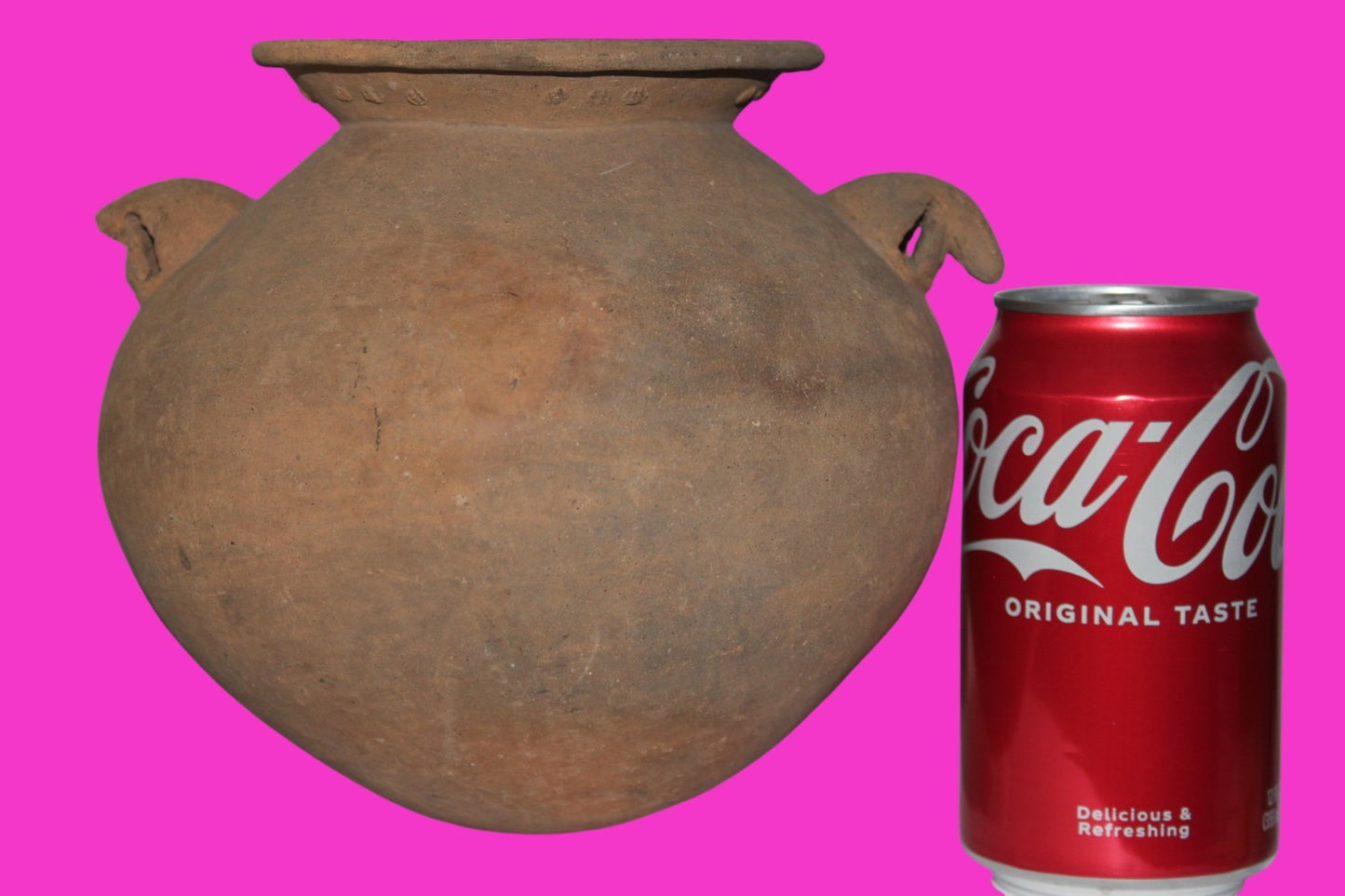 Authentic Pre Columbian Artifact Large Olla Nicoya Costa Rica 800-1400AD COA J71