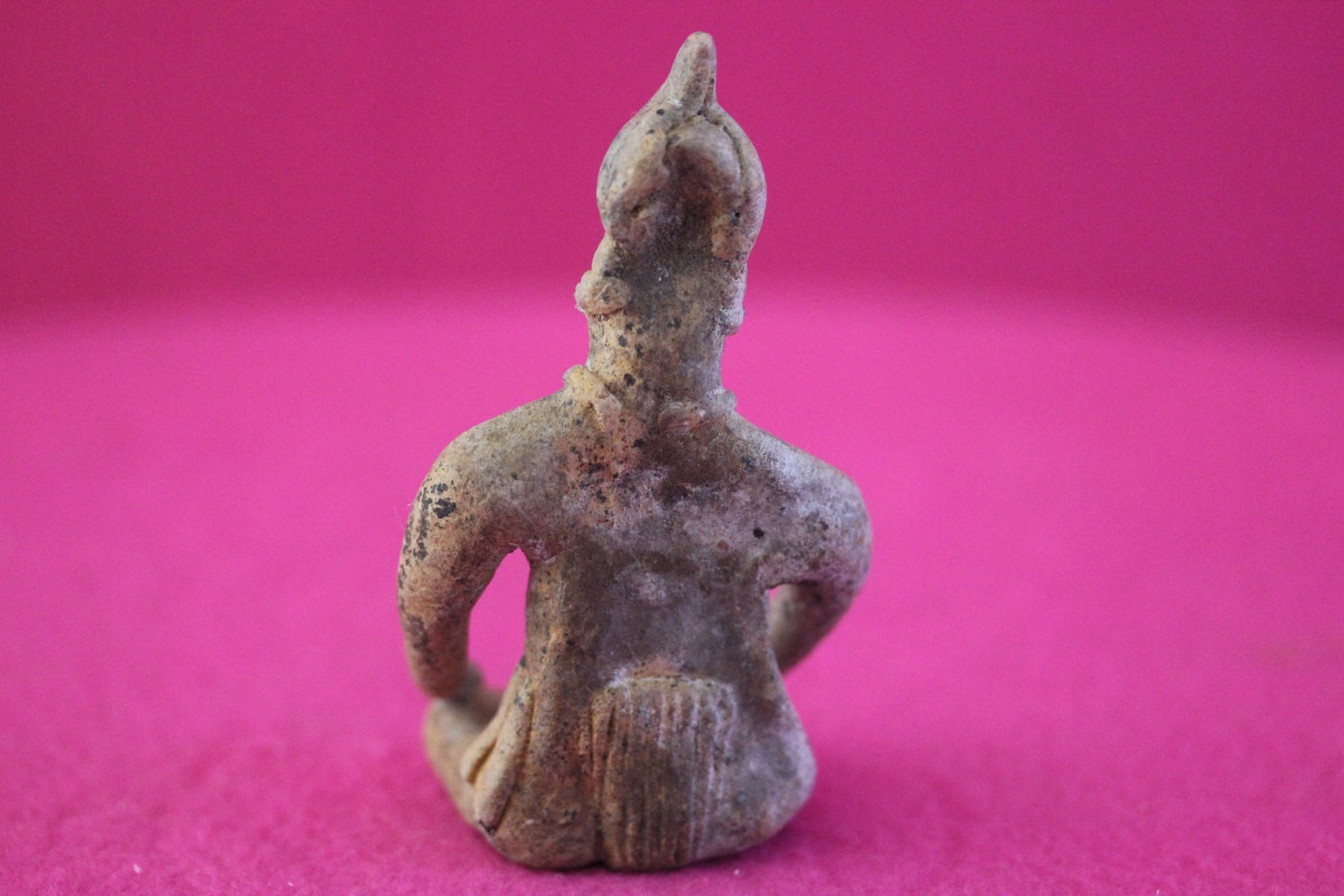 Authentic Pre Columbian Artifact Male Seated Tomb Figure Colima Mexico COA 192