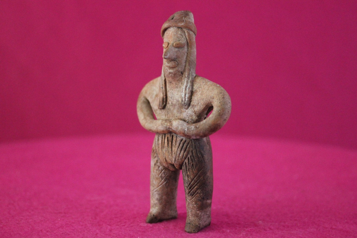 Authentic Pre Columbian Artifact Pretty Lady Tomb Figure Colima Mexico COA 197