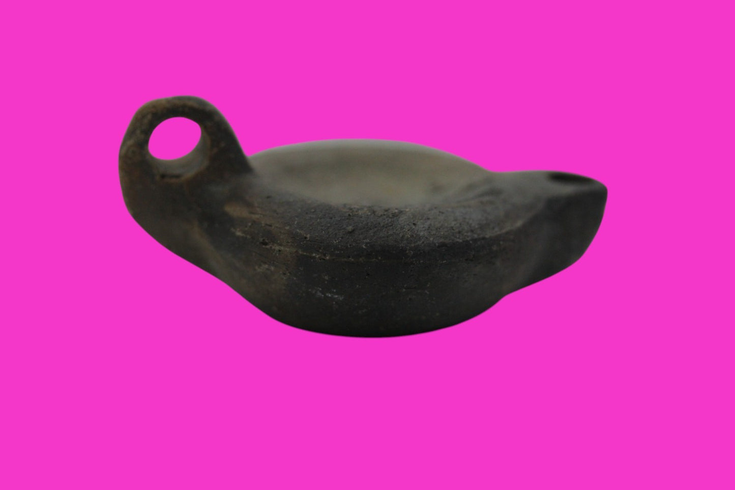 Ancient Holy Land Oil Lamp Artifact Jesus Christ Homeland 100-400 AD COA J110