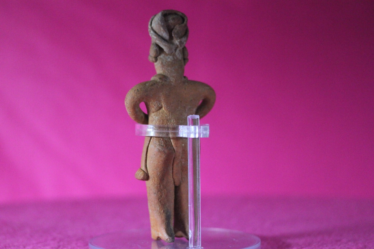 Authentic Pre Columbian Artifact Tomb Figure Colima Mexico 100 BC-250 AD COA 132