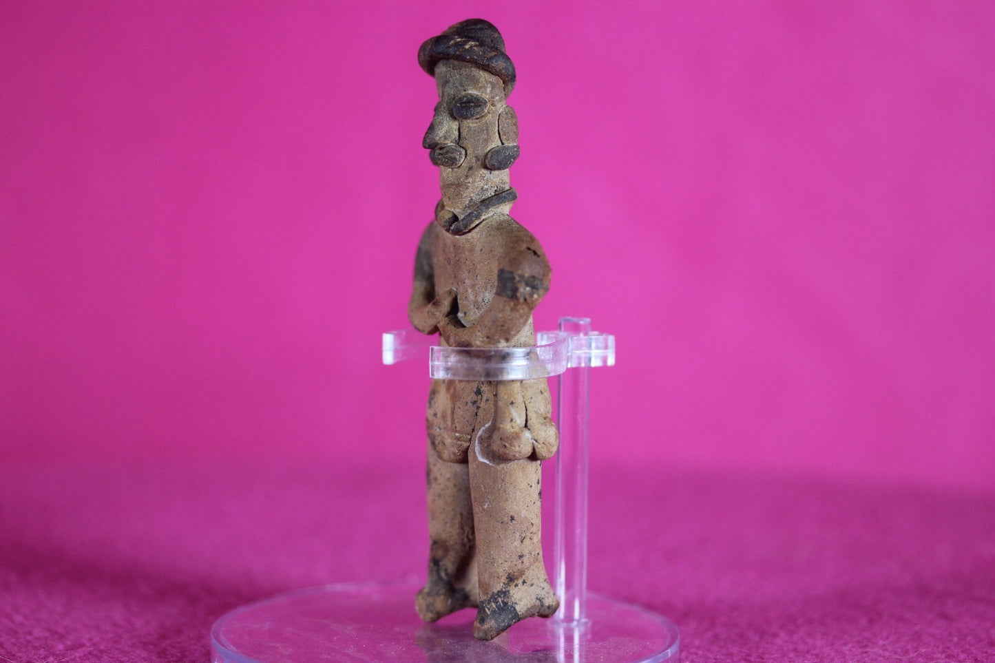 Authentic Pre Columbian Artifact Tomb Figure Colima Mexico 100 BC-250 AD COA 141