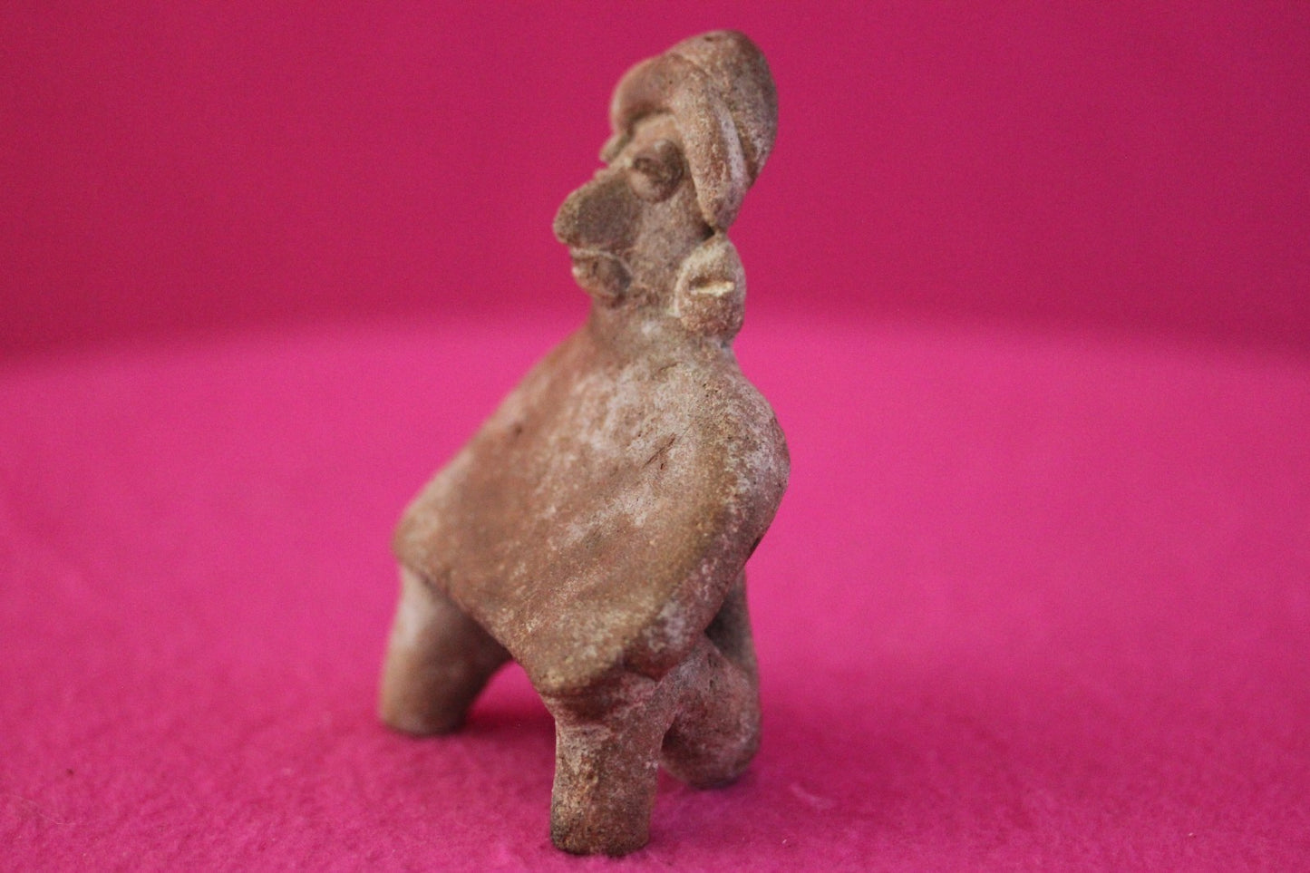 Authentic Pre Columbian Artifact Rare Skirted Tomb Figure Colima Mexico COA 185