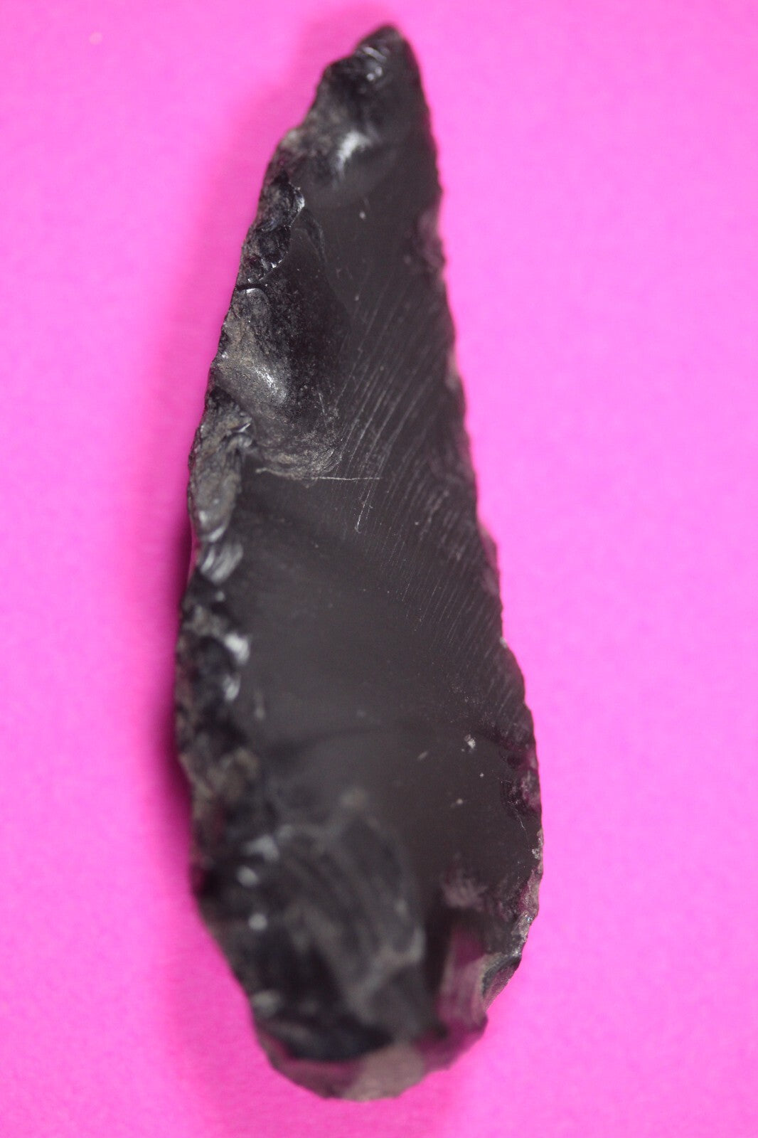 Authentic Pre Columbian Artifact Aztec Arrowhead Battle of Mexico City COA 07