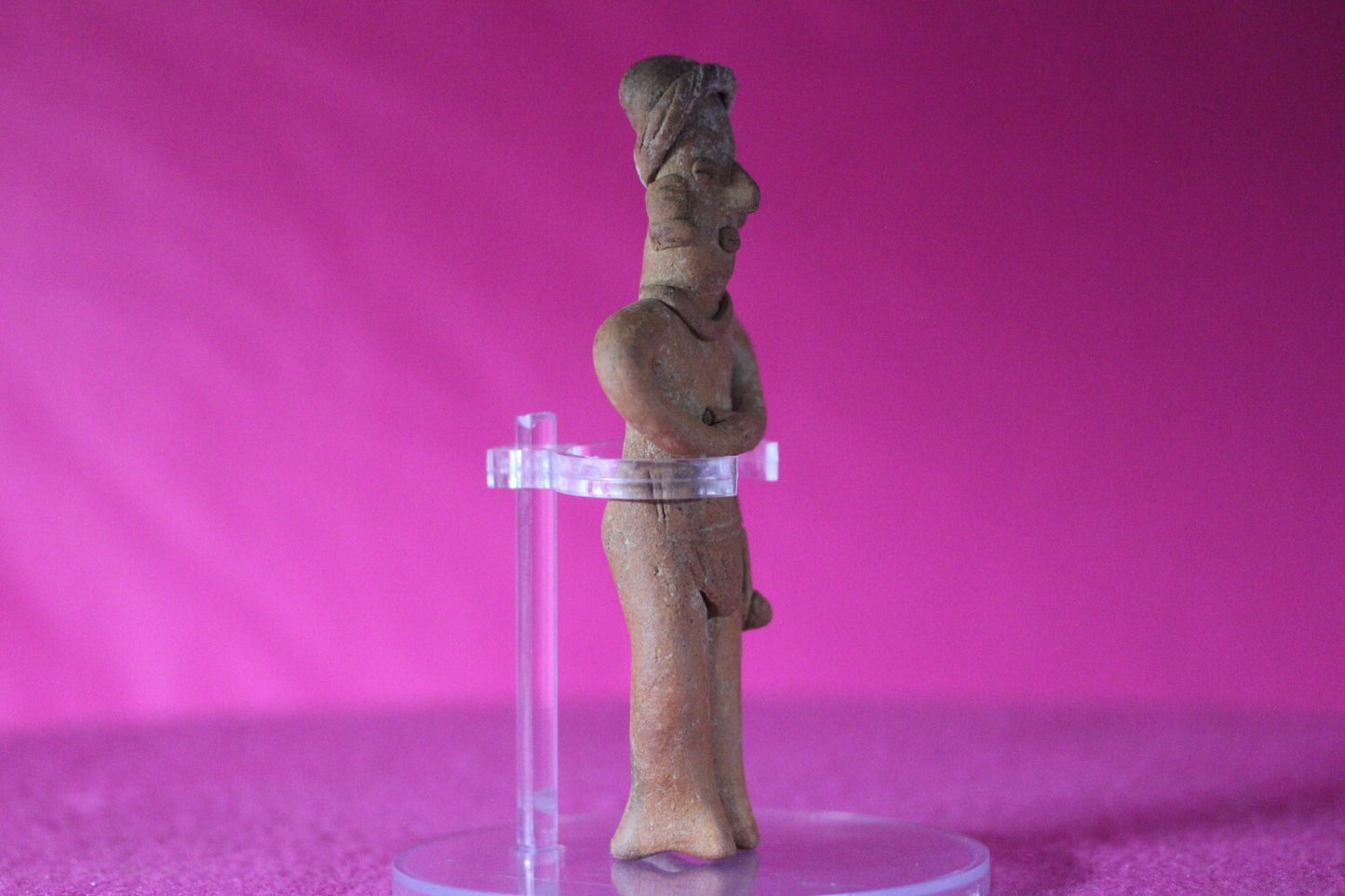 Authentic Pre Columbian Artifact Tomb Figure Colima Mexico 100 BC-250 AD COA 132
