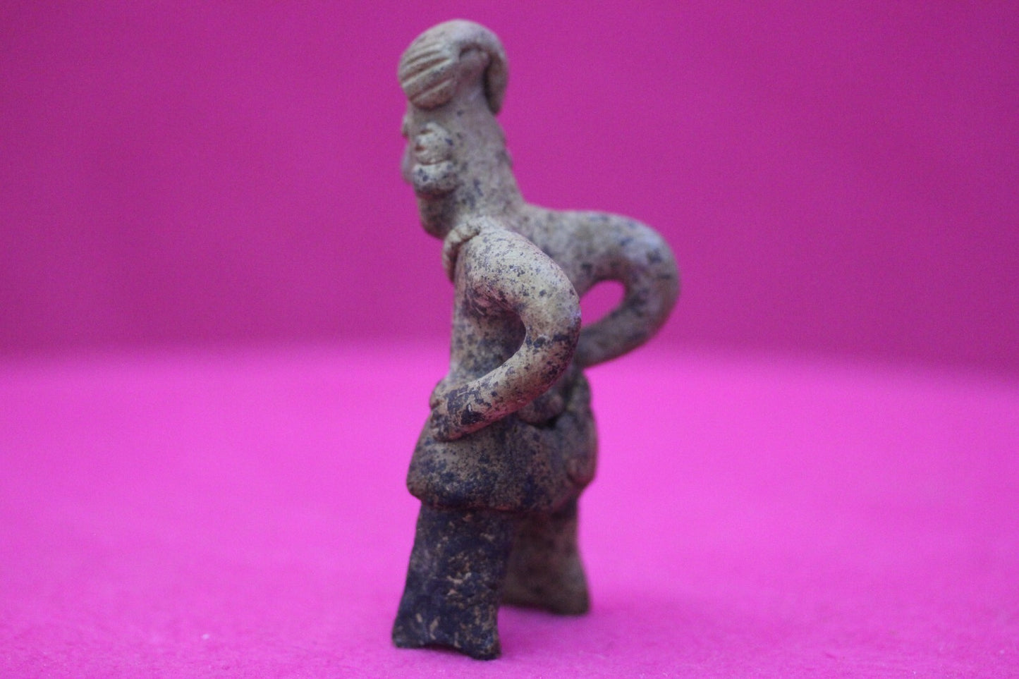 Authentic Pre Columbian Artifact Rare Grandma Tomb Figure Colima Mexico COA 144