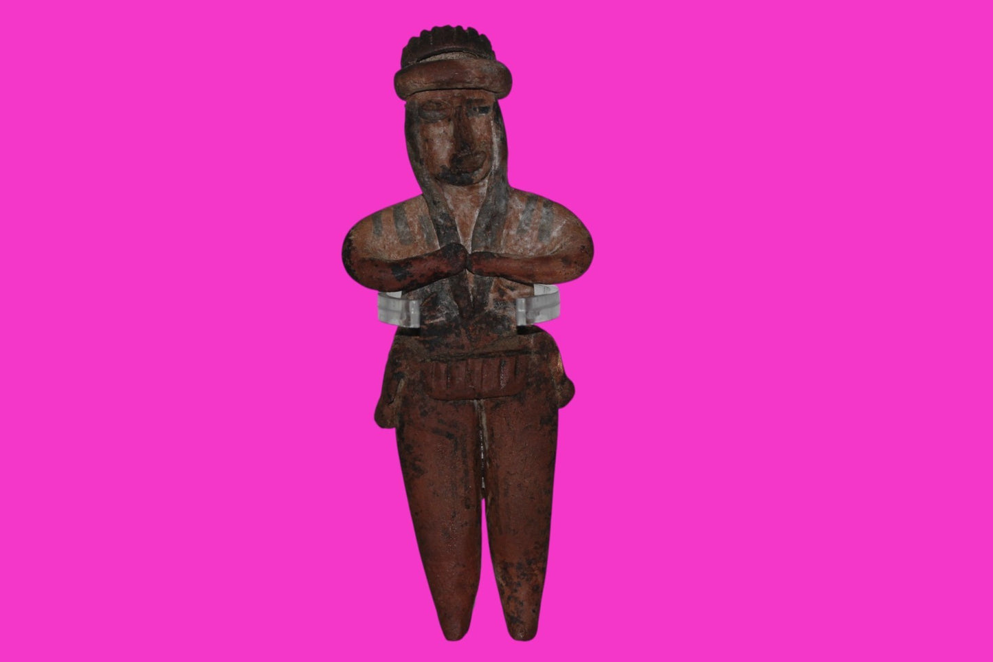 Authentic Pre Columbian Artifact Pretty Lady Tomb Figure Colima Mexico COA 16