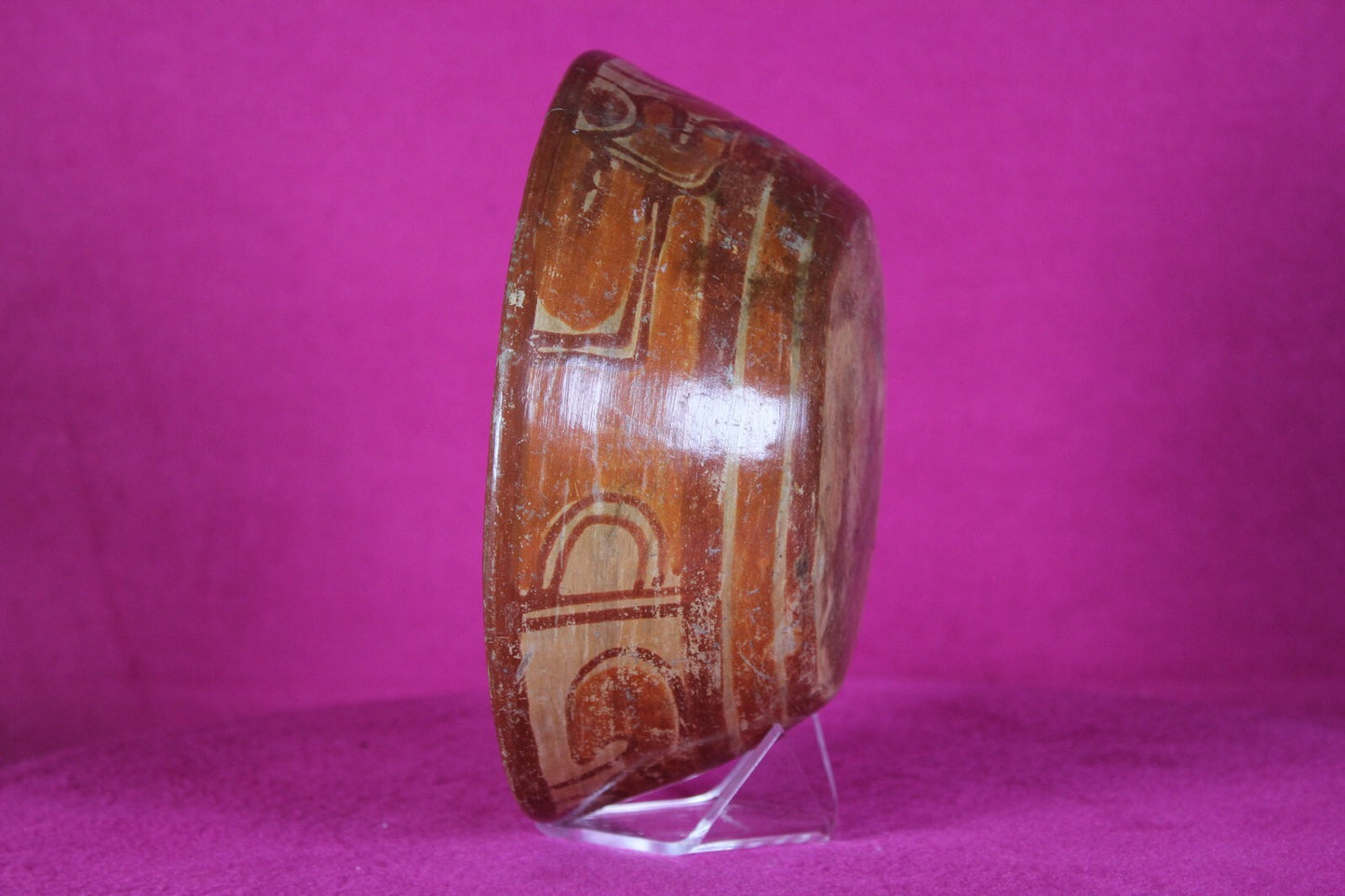 Authentic Pre Columbian Artifact Mayan Decorated Bowl 250-900 AD Yucatan T12
