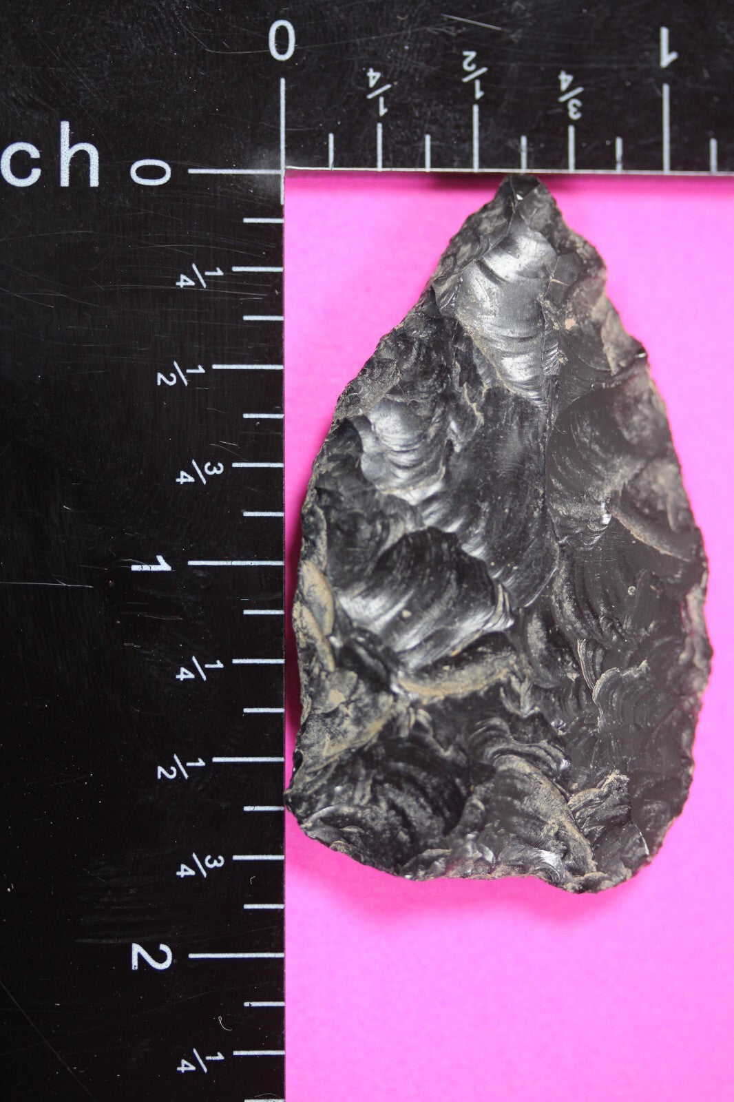 Authentic Pre Columbian Artifact Aztec Arrowhead Battle of Mexico City COA 53