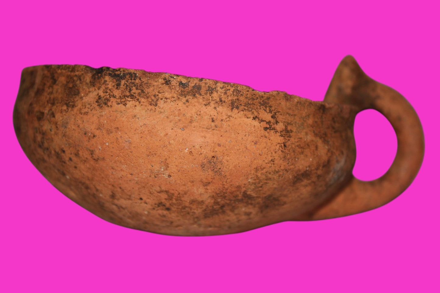 Ancient Holy Land Artifact 4000 Year Old Cup Time of Abraham 2000 BC COA J113