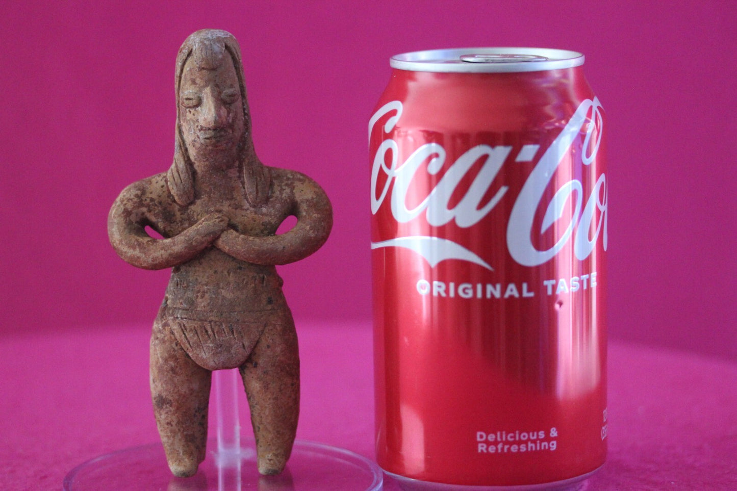 Authentic Pre Columbian Artifact Pretty Lady Tomb Figure Colima Mexico COA 176
