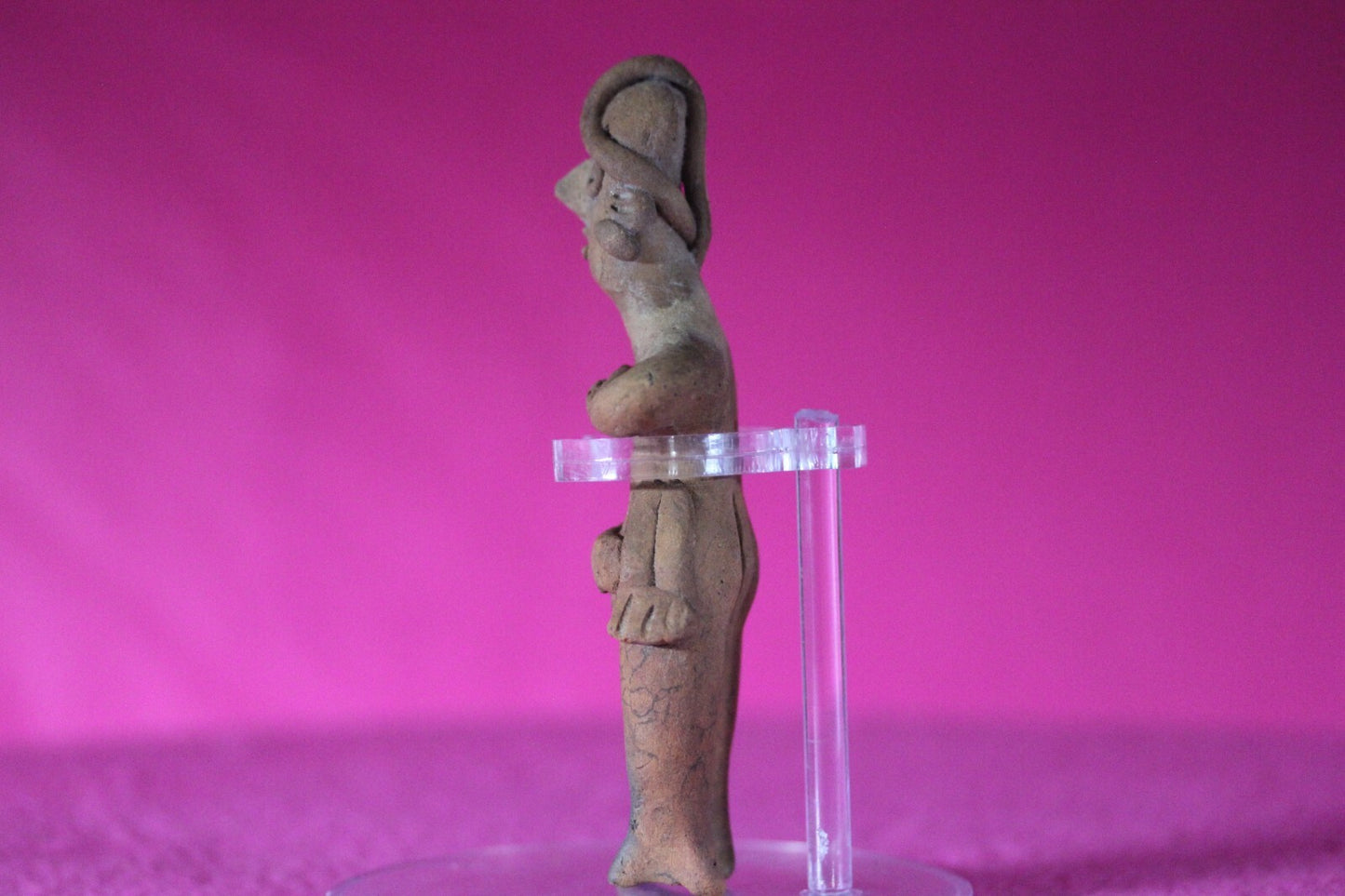 Authentic Pre Columbian Artifact Tomb Figure Colima Mexico 100 BC-250 AD COA 129