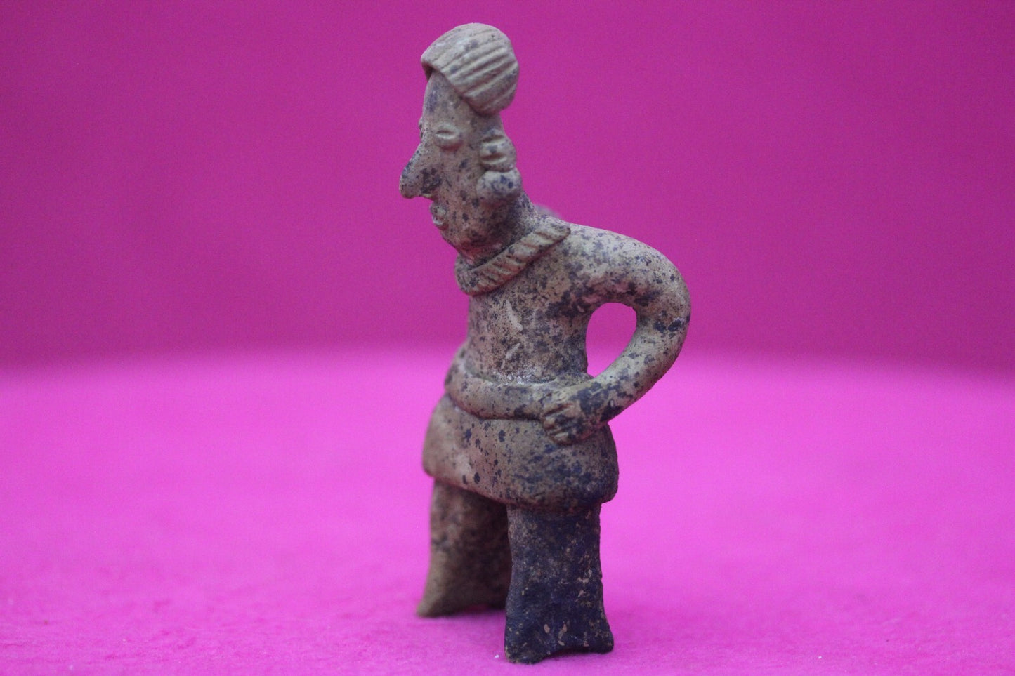 Authentic Pre Columbian Artifact Rare Grandma Tomb Figure Colima Mexico COA 144