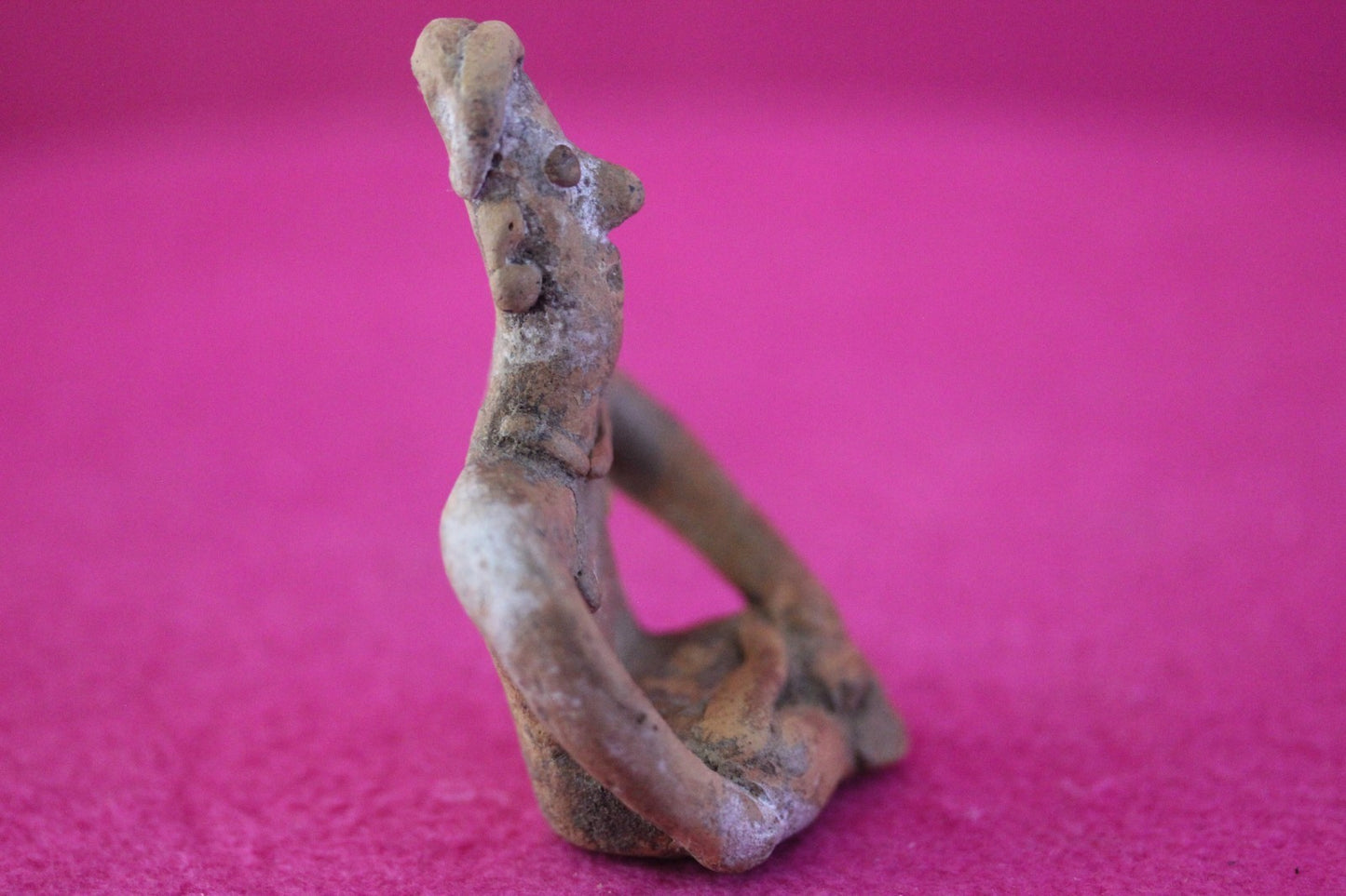 Authentic Pre Columbian Artifact Female Seated Tomb Figure Colima Mexico COA 190