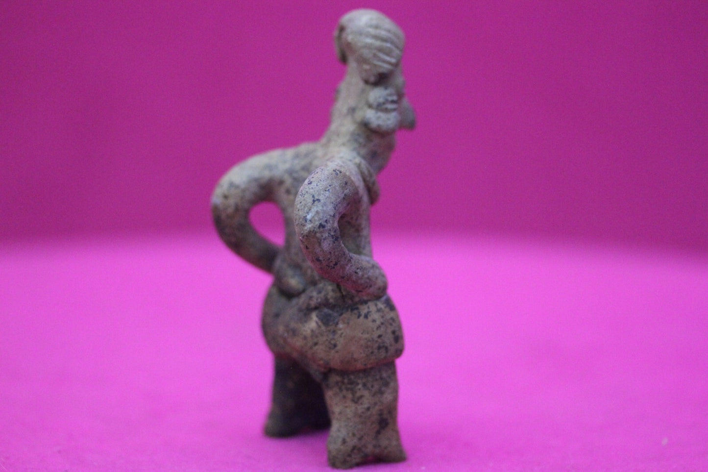 Authentic Pre Columbian Artifact Rare Grandma Tomb Figure Colima Mexico COA 144