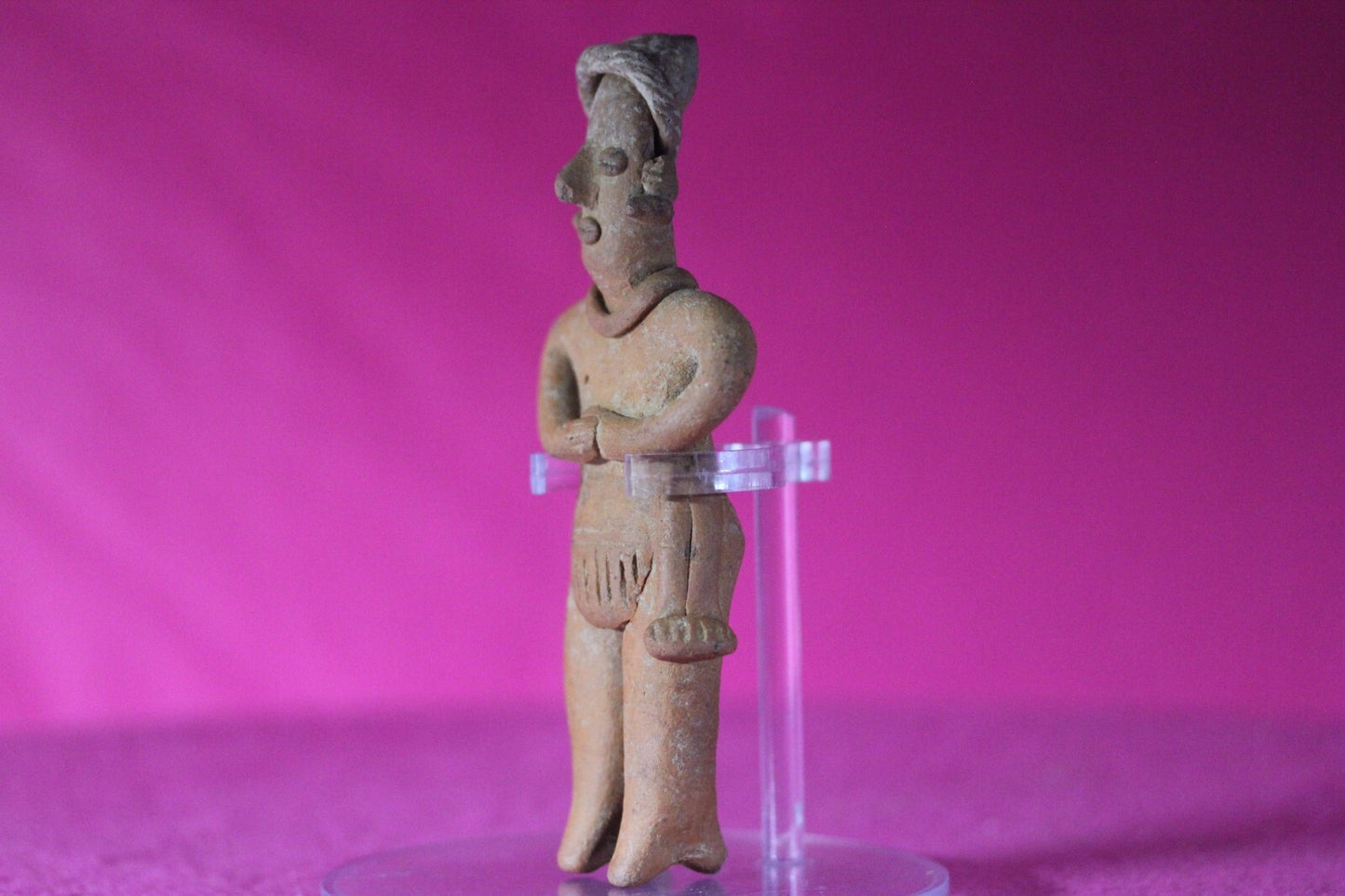 Authentic Pre Columbian Artifact Tomb Figure Colima Mexico 100 BC-250 AD COA 132