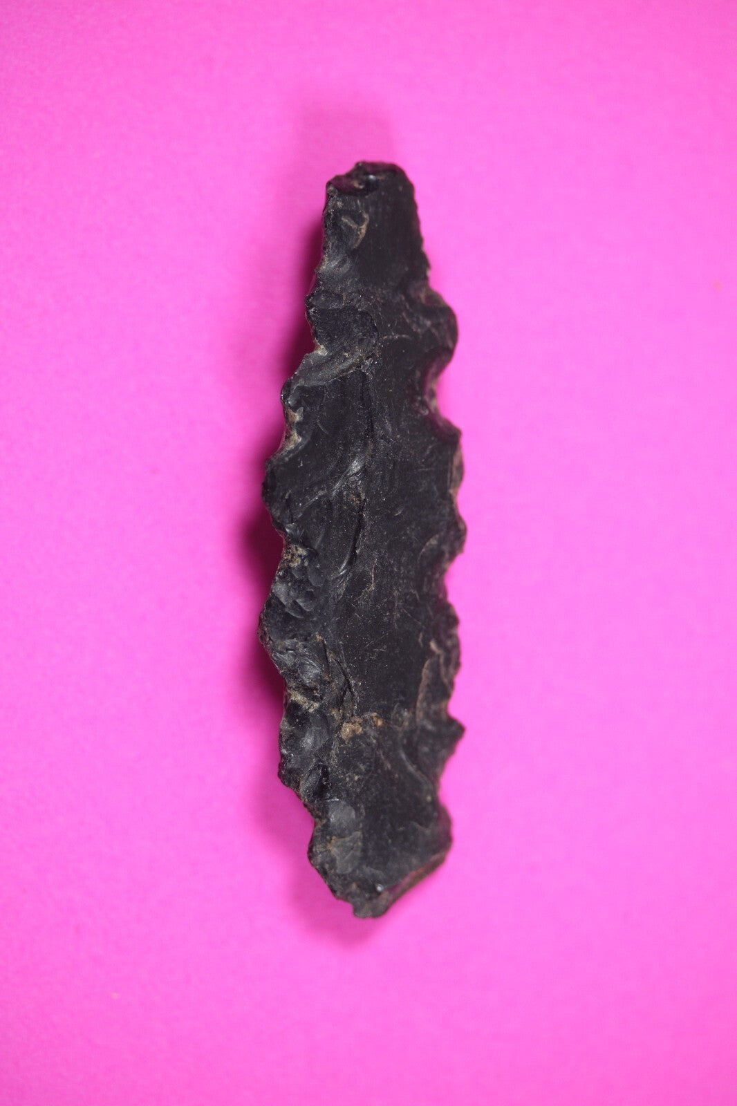 Authentic Pre Columbian Artifact Aztec Arrowhead Battle of Mexico City COA 33