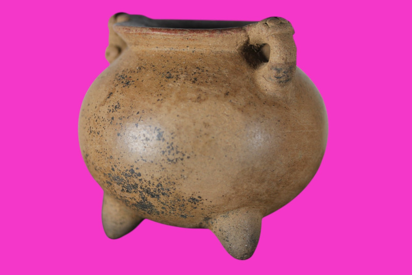 Authentic Pre Columbian Artifact Tripod Bowl Nicoya Costa Rica 700 AD COA J07