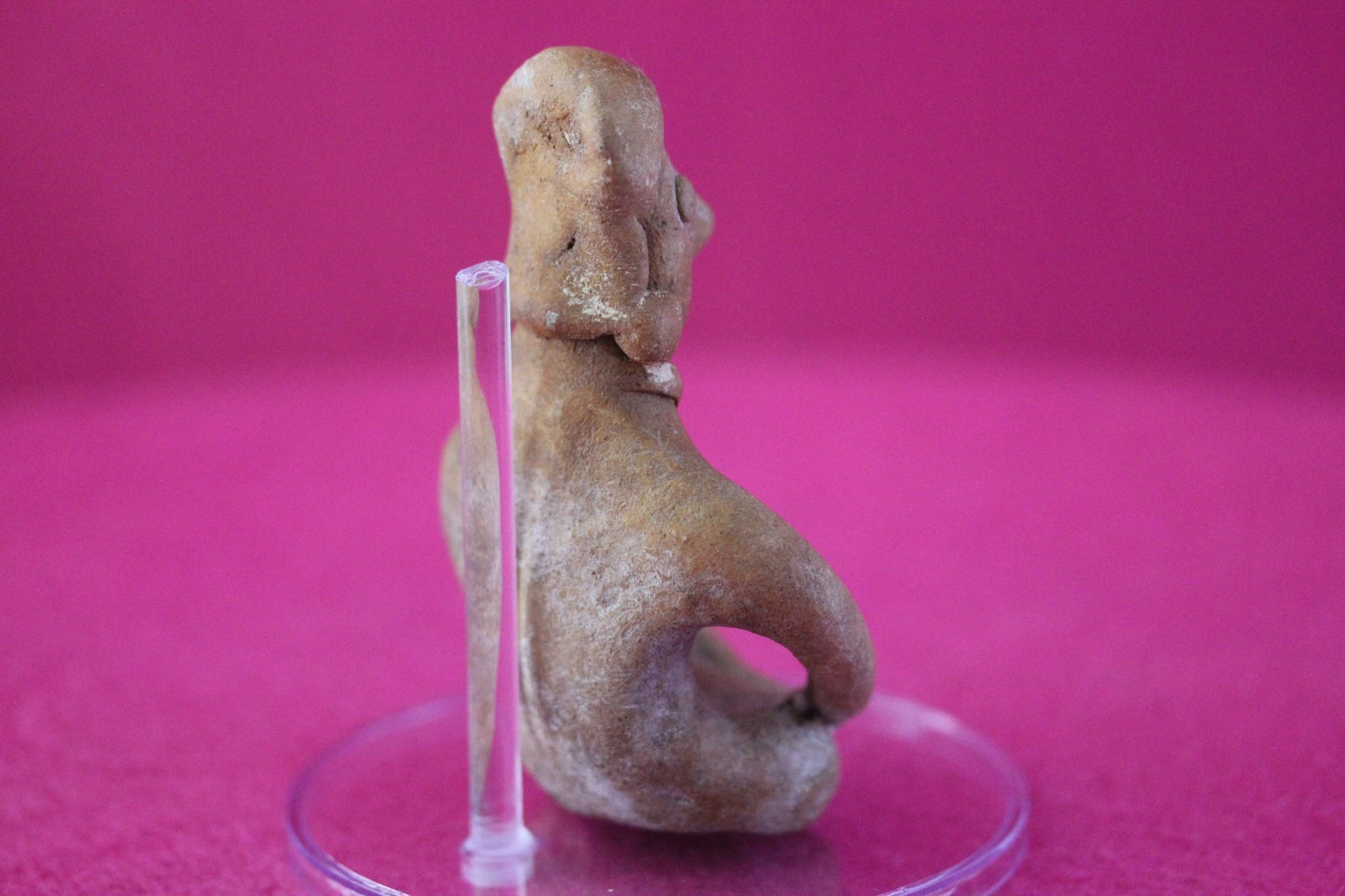 Authentic Pre Columbian Artifact Rare Seated Tomb Figure Colima Mexico COA 187