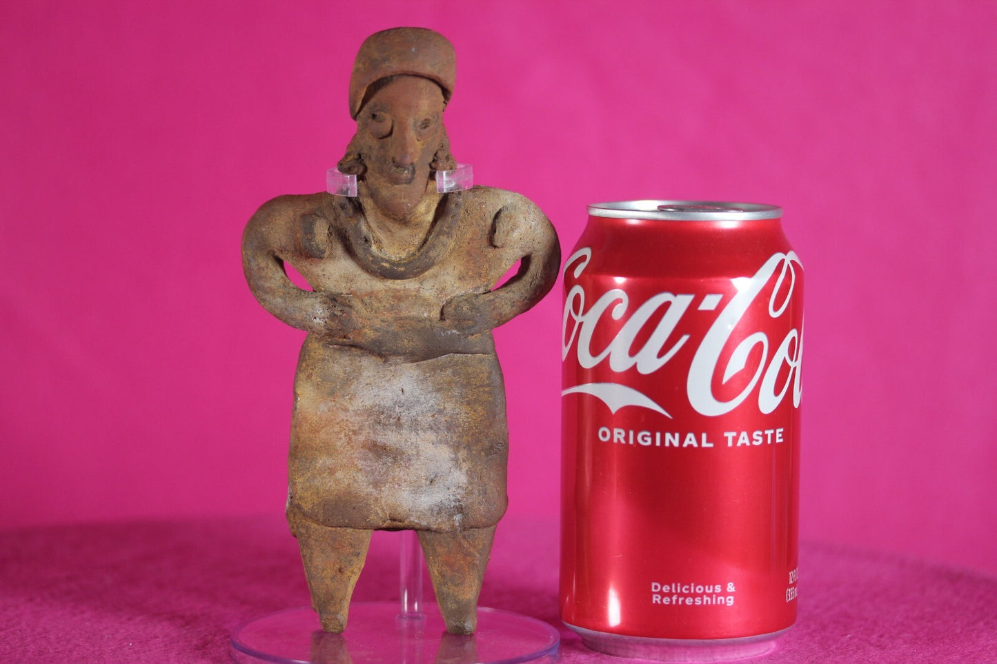Authentic Pre Columbian Artifact Rare Grandma Tomb Figure Colima Mexico COA 142