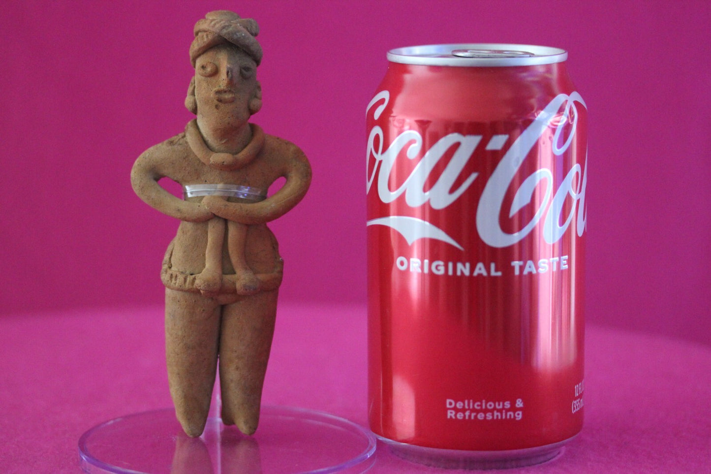 Authentic Pre Columbian Artifact Tomb Figure Colima Mexico 100 BC-250 AD COA 162