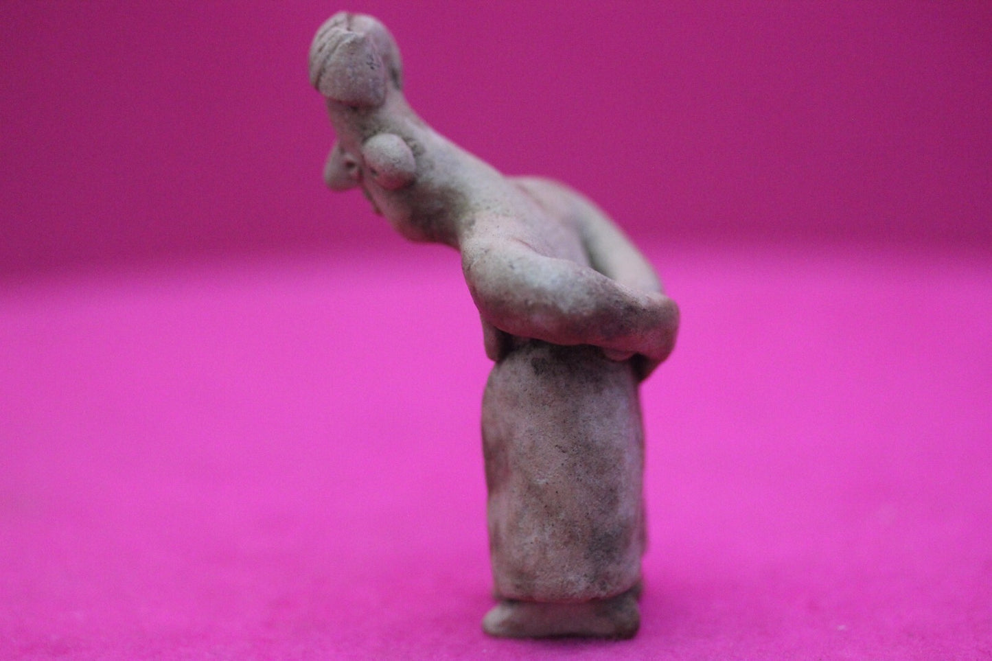 Authentic Pre Columbian Artifact Rare Grandma Tomb Figure Colima Mexico COA 156