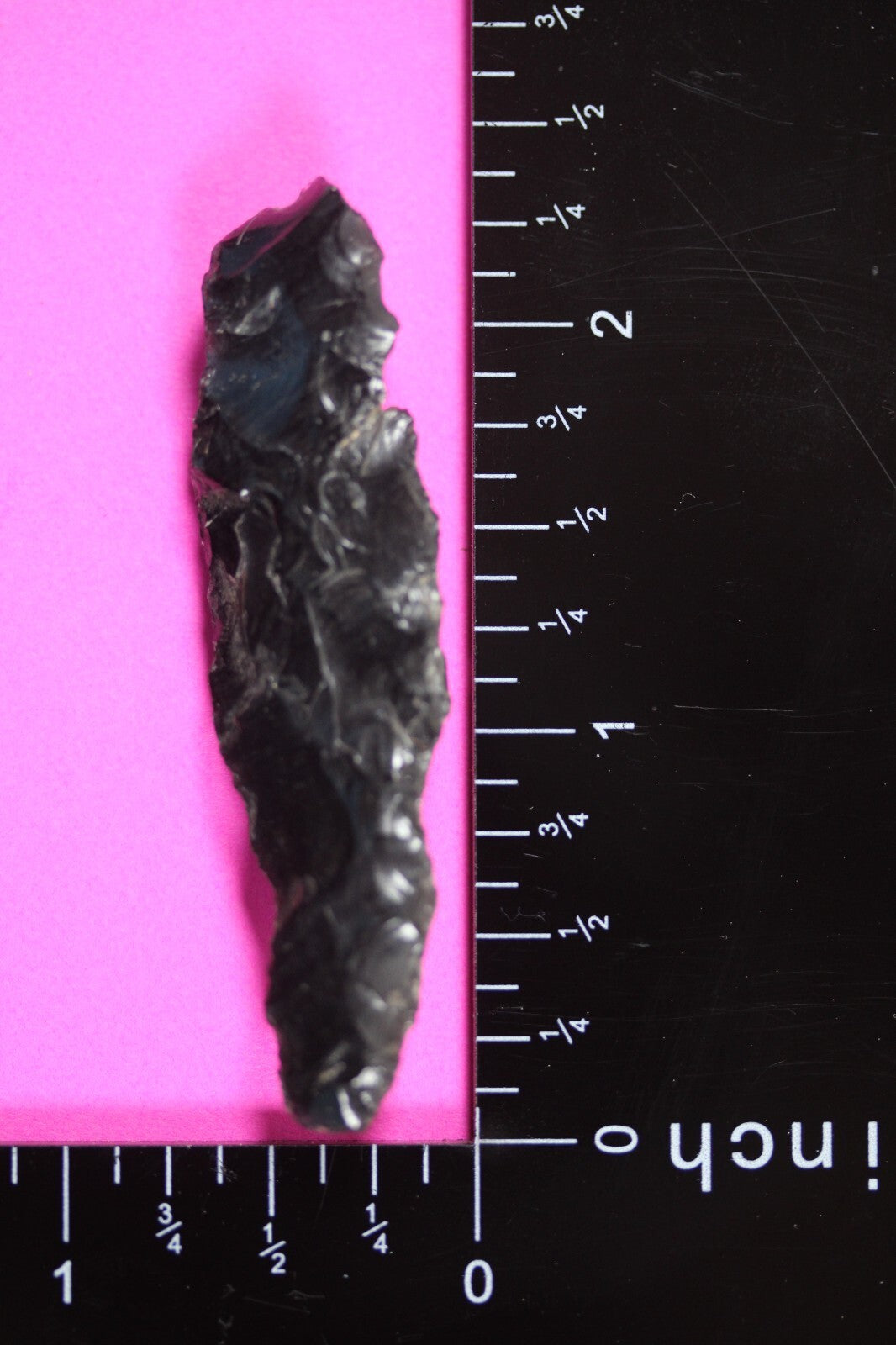 Pre Columbian Artifact Authentic Aztec Arrowhead Battle of Mexico City COA 01