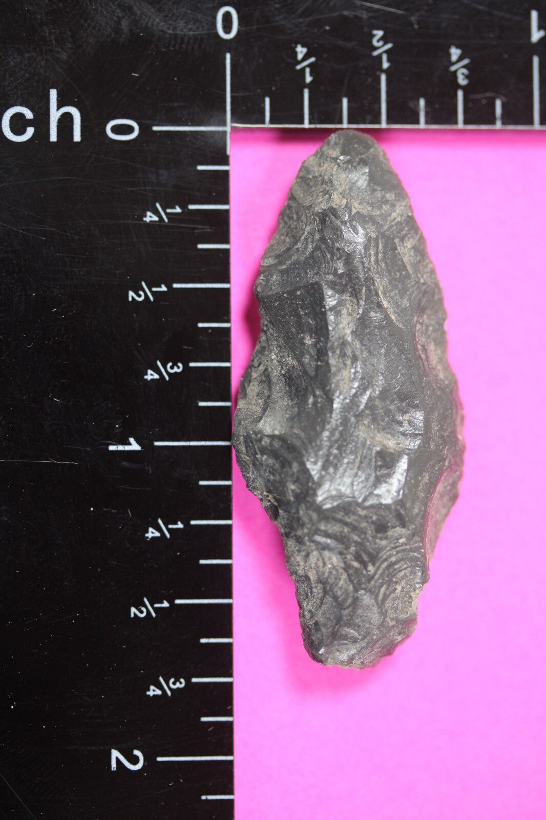 Pre Columbian Artifact Authentic Aztec Arrowhead Battle of Mexico City COA 87