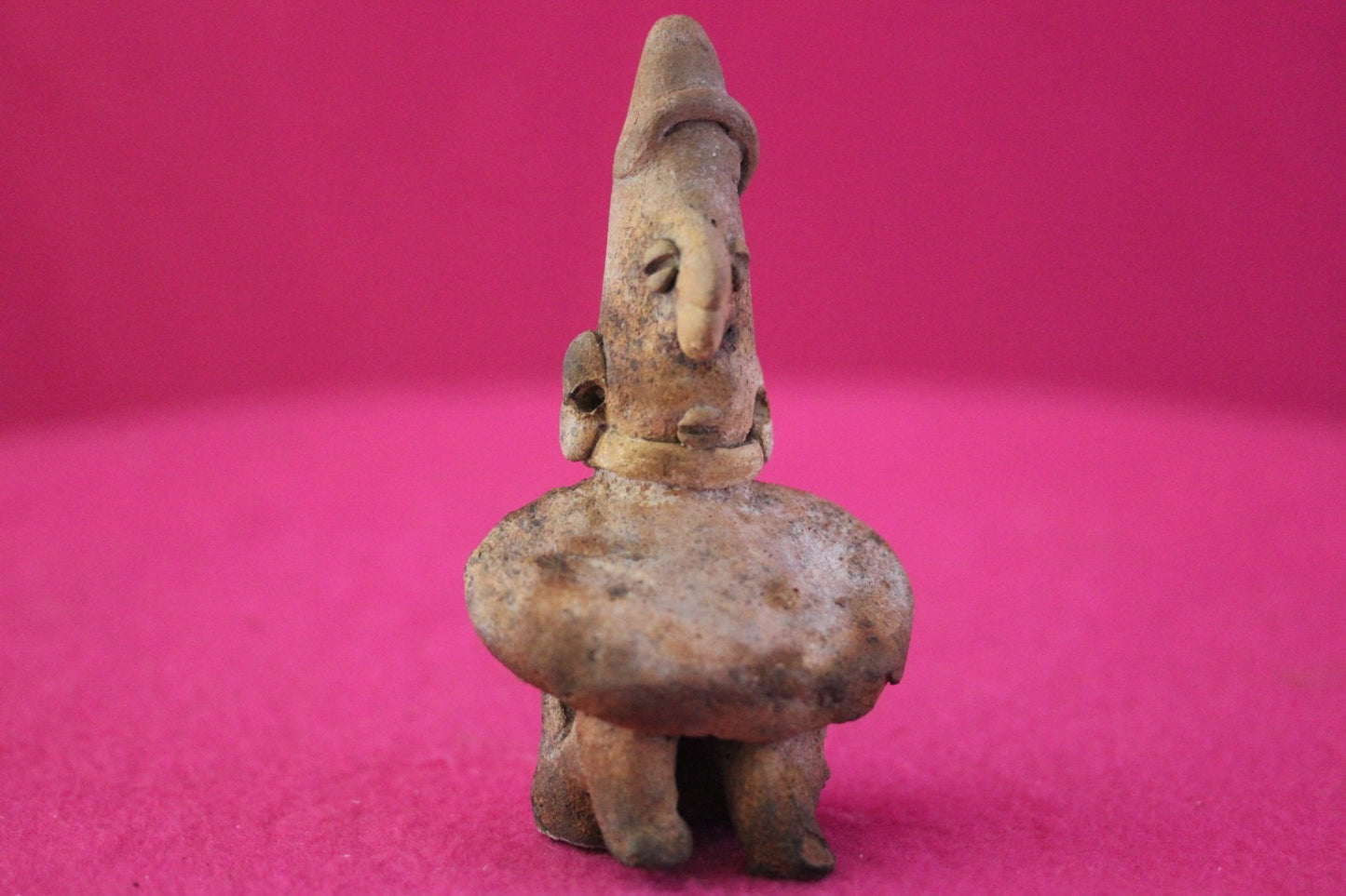 Pre Columbian Authentic Artifact Rare Skirted Tomb Figure Colima Mexico COA 182