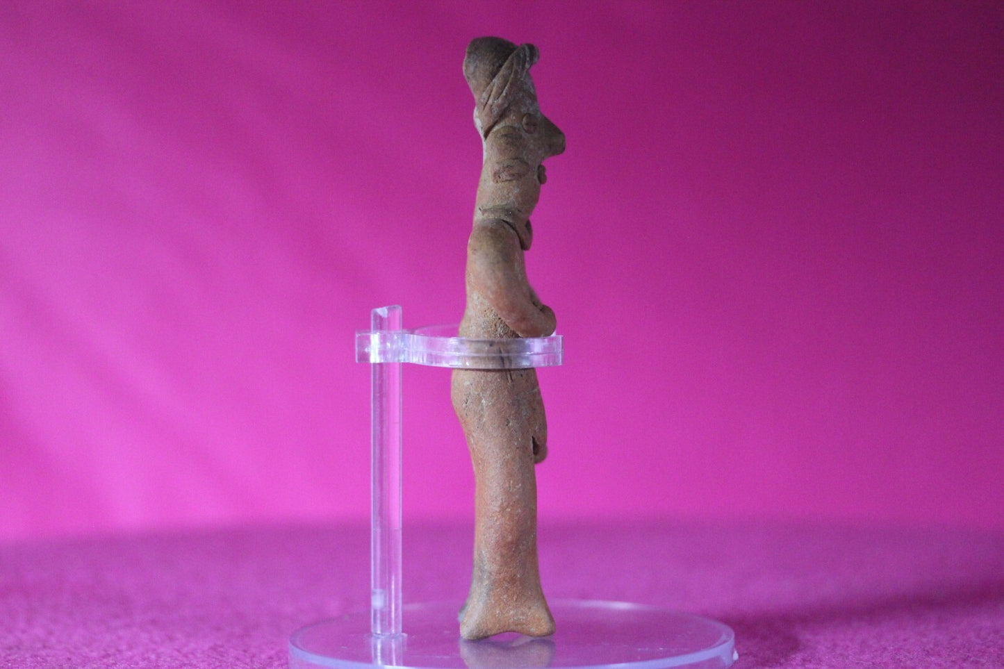 Authentic Pre Columbian Artifact Tomb Figure Colima Mexico 100 BC-250 AD COA 132