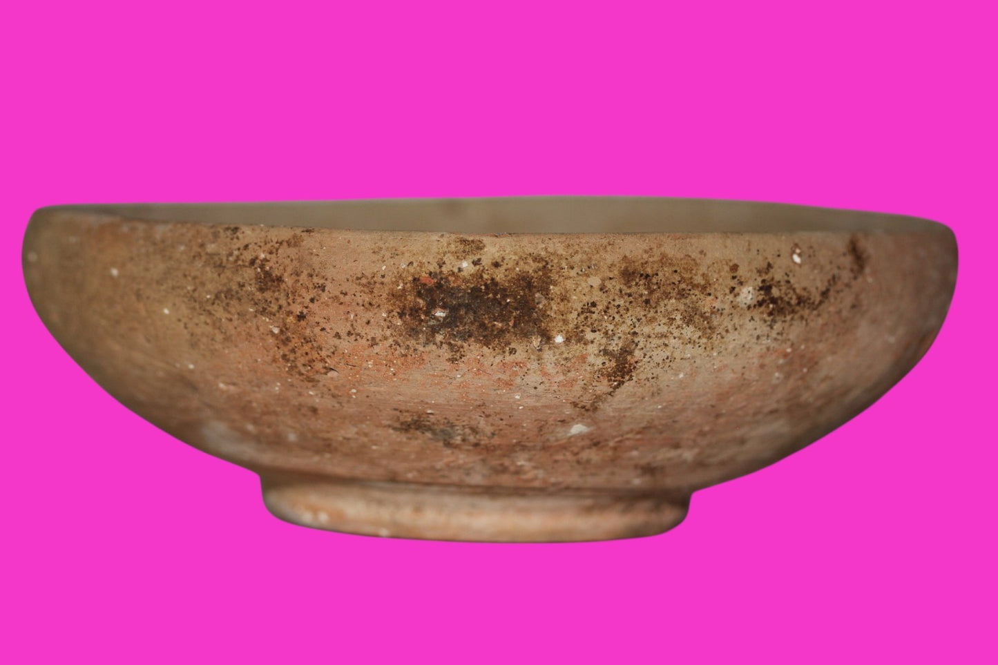 Ancient Holy Land Bowl Artifact From Time of Jesus Christ 100BC-100AD COA J127