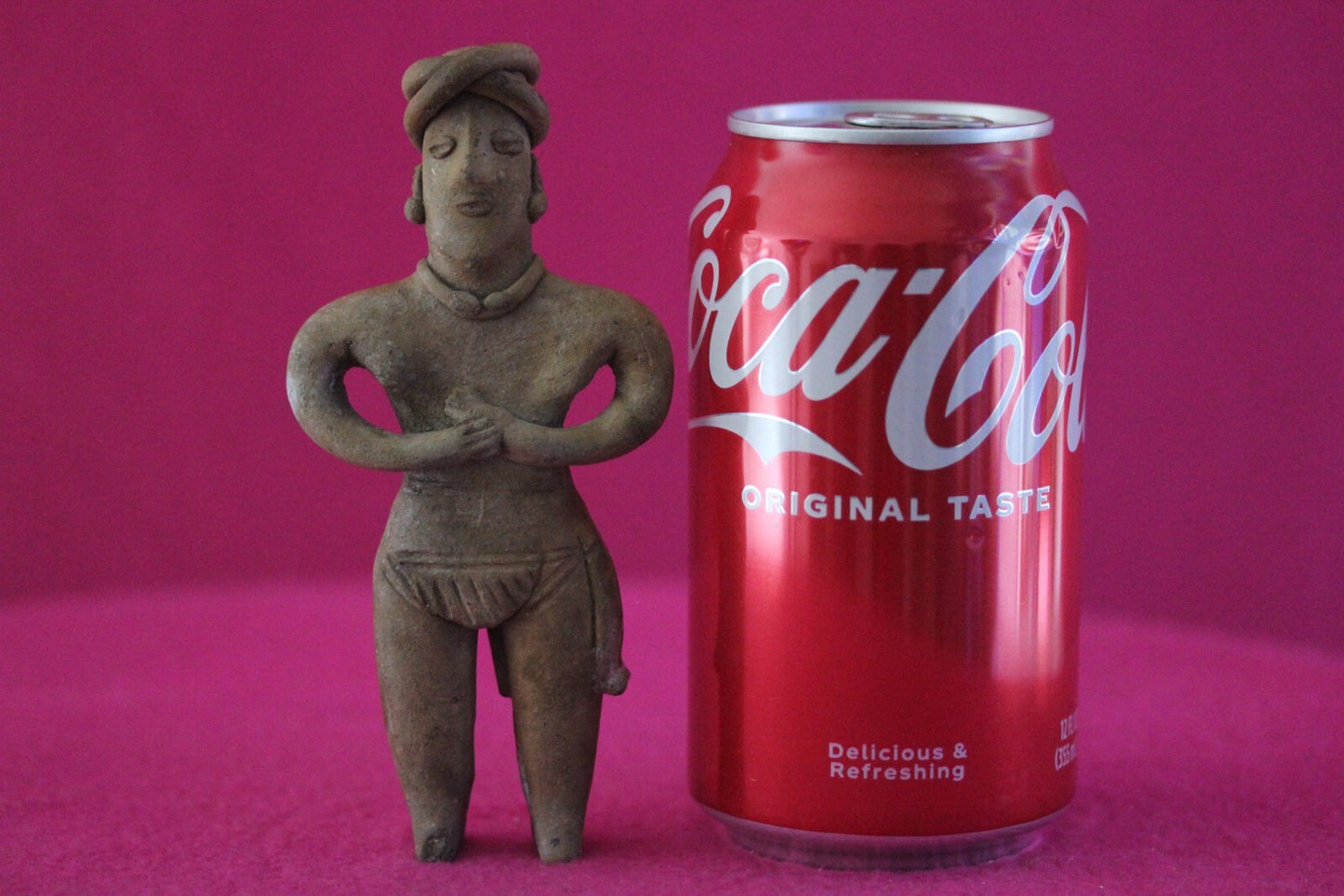 Authentic Pre Columbian Artifact Tomb Figure Colima Mexico 100 BC-250 AD COA 170