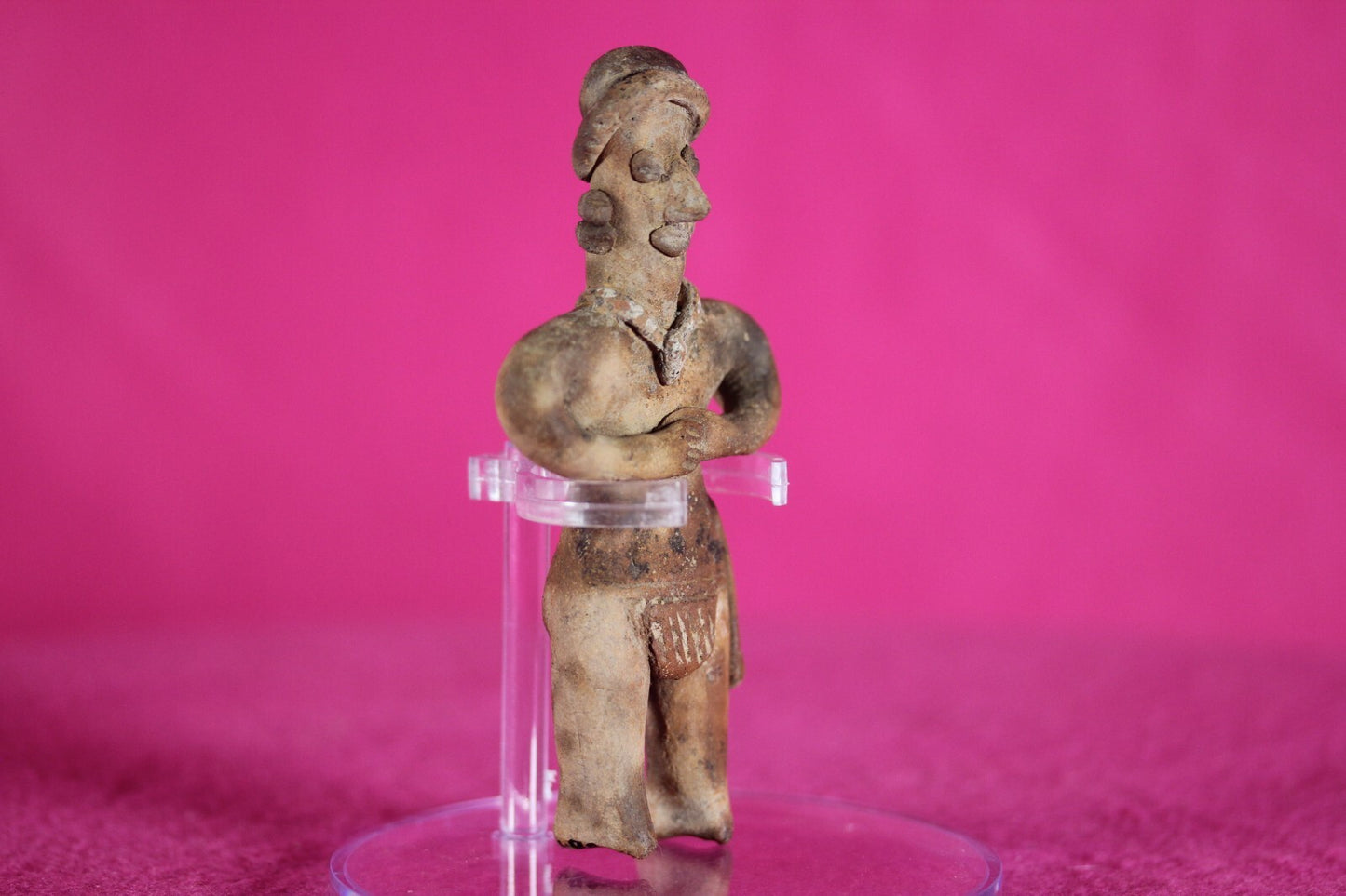 Authentic Pre Columbian Artifact Tomb Figure Colima Mexico 100 BC-250 AD COA 139
