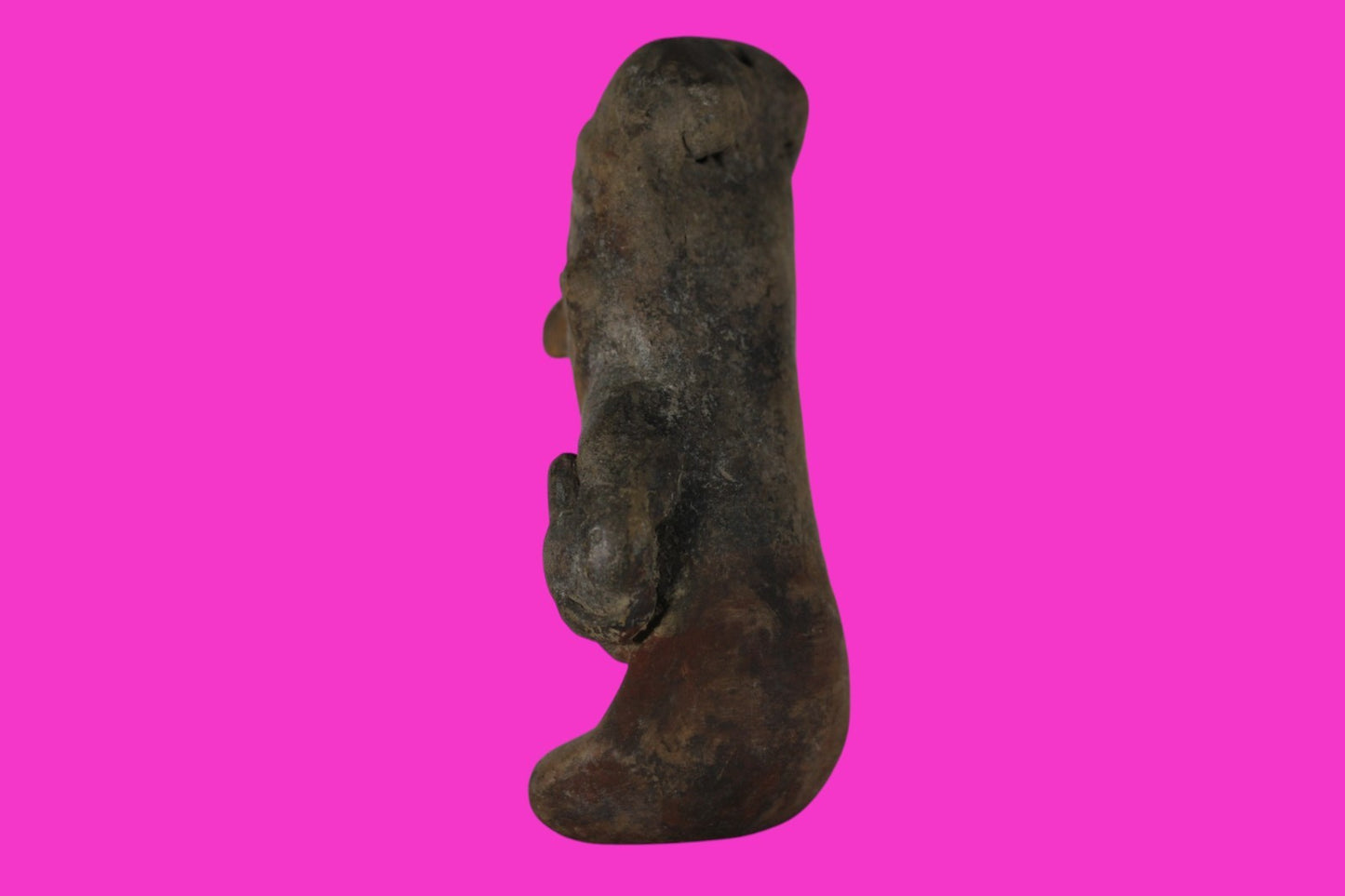 Pre Columbian Authentic Artifact Bahia Whistle Figure Ecuador 500BC-500AD COAJ44