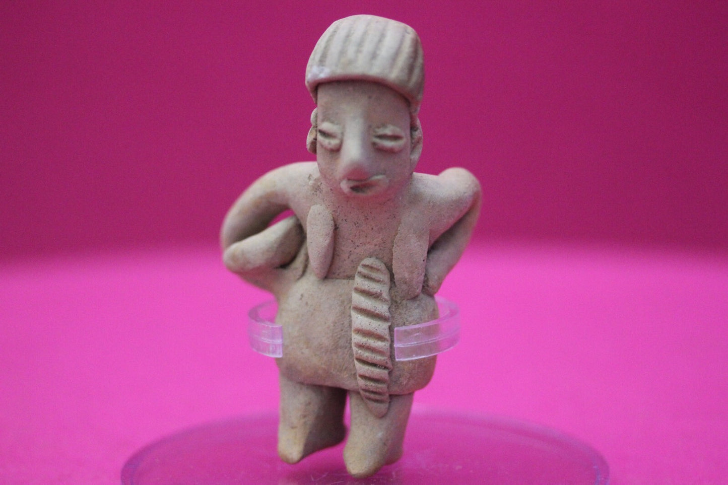 Authentic Pre Columbian Artifact Rare Grandma Tomb Figure Colima Mexico COA 147