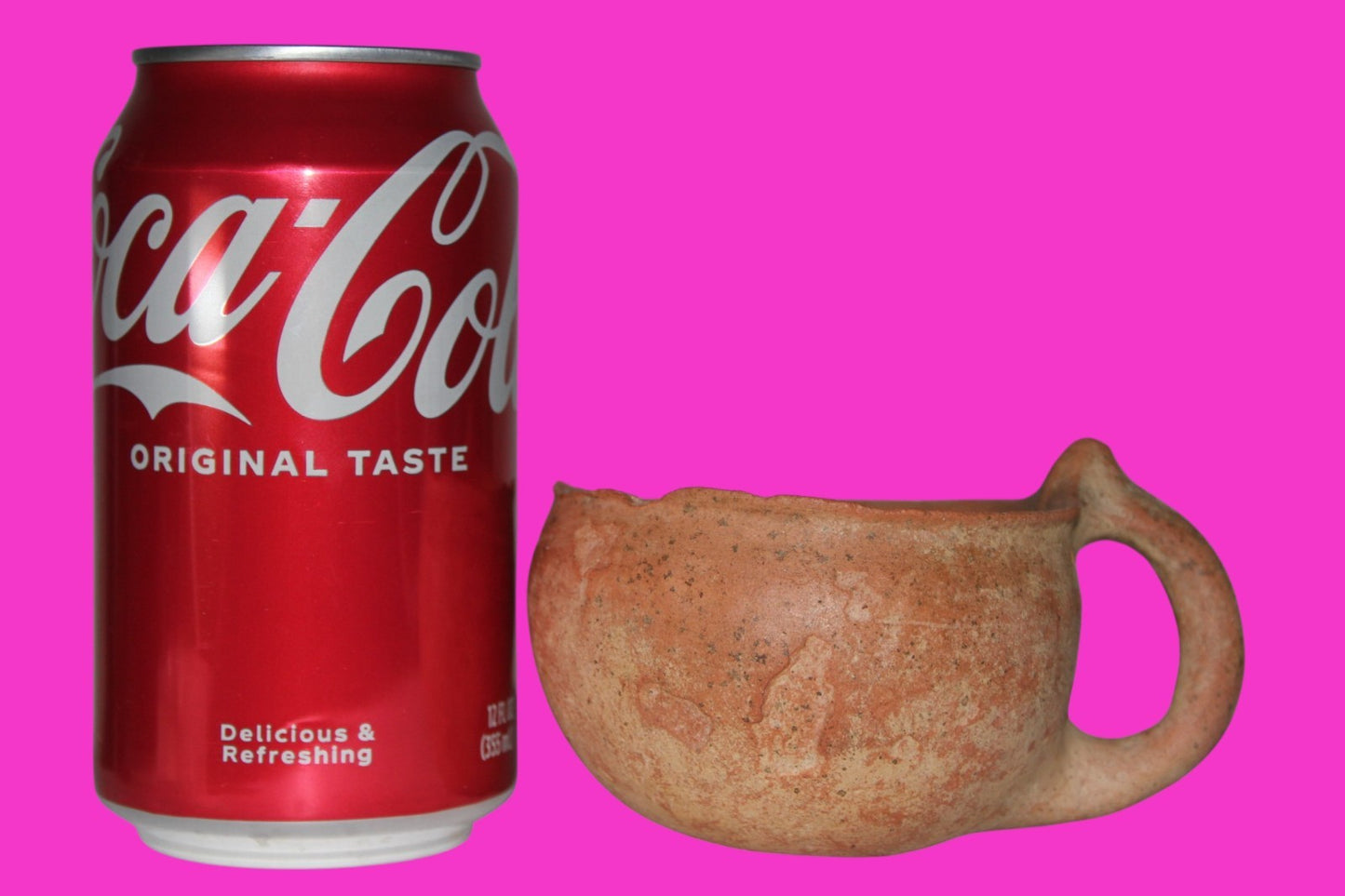 Holy Land Artifact Authentic 4000 Year Old Cup Time of Abraham 2000 BC COA J118